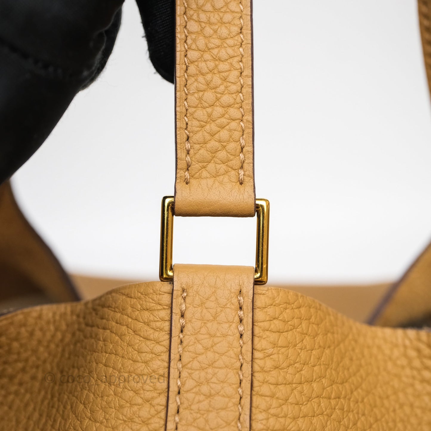Hermès Picotin 22 Biscuit 4B Clemence Gold Hardware