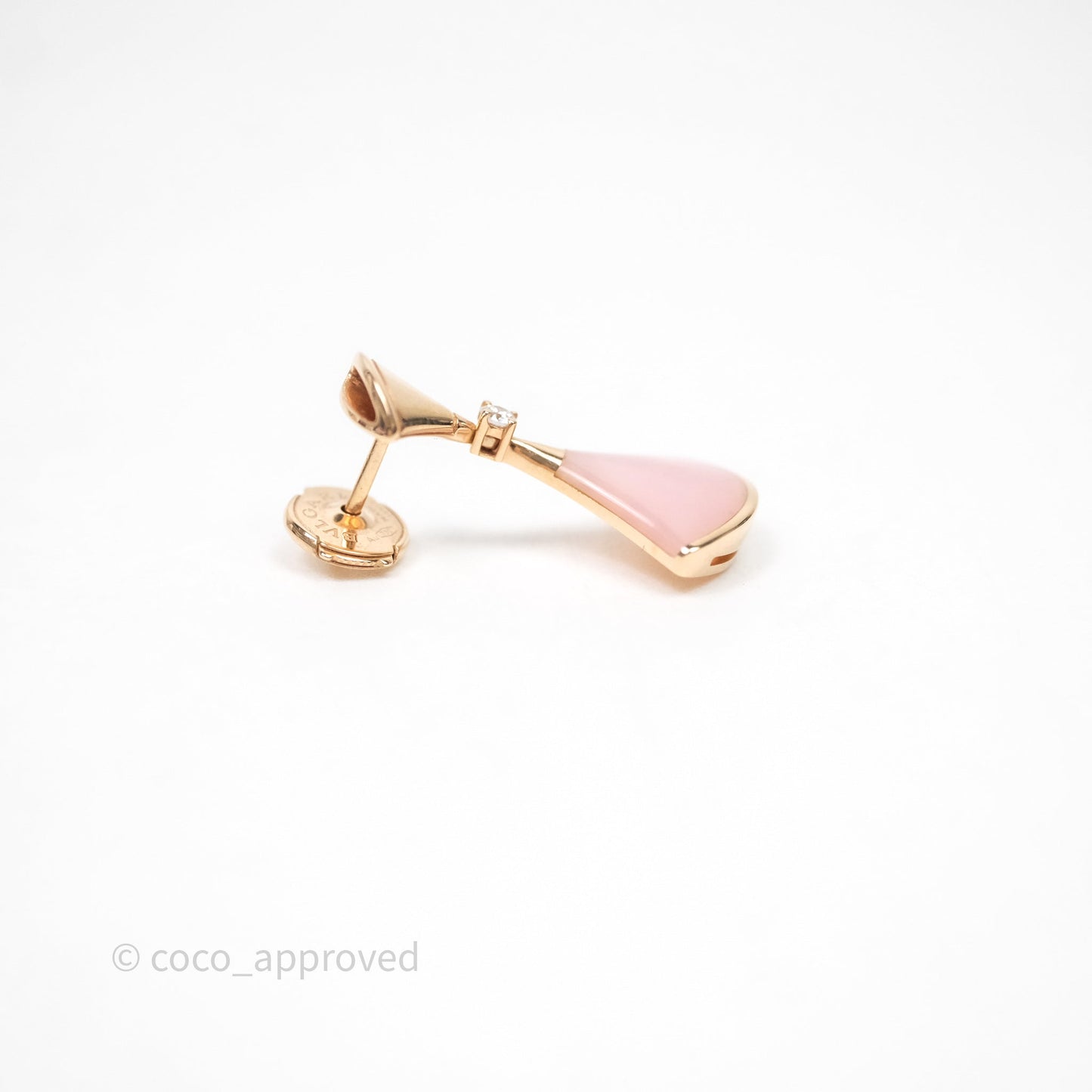 Bulgari Divas’ Dream Pink Rose Gold Diamonds Earrings