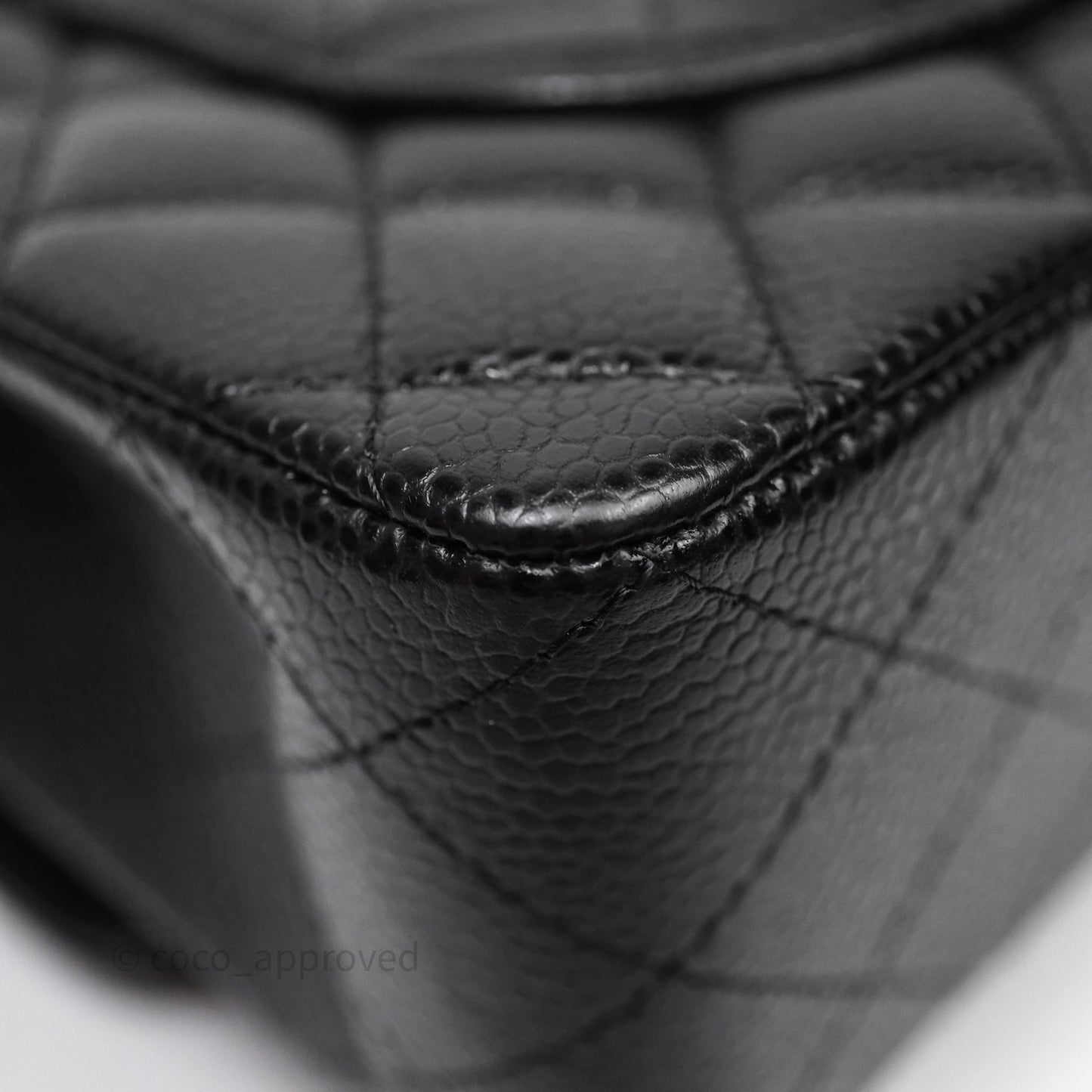 Chanel Small Classic Quilted Flap Black Caviar Gold Hardware