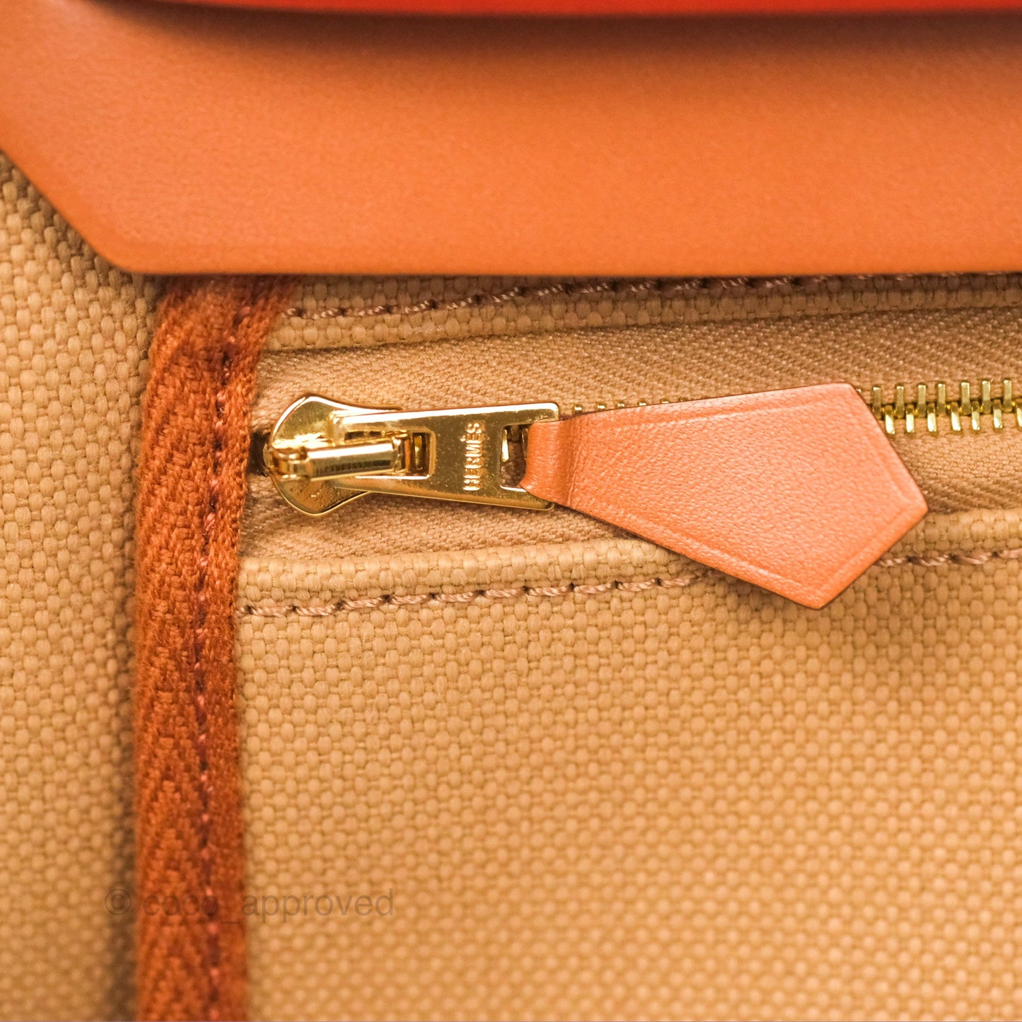 Hermès Herbag Zip 31 Retourne Chai 0M/ Natural Sable 21/ Fauve 34/ Cuivre 6C