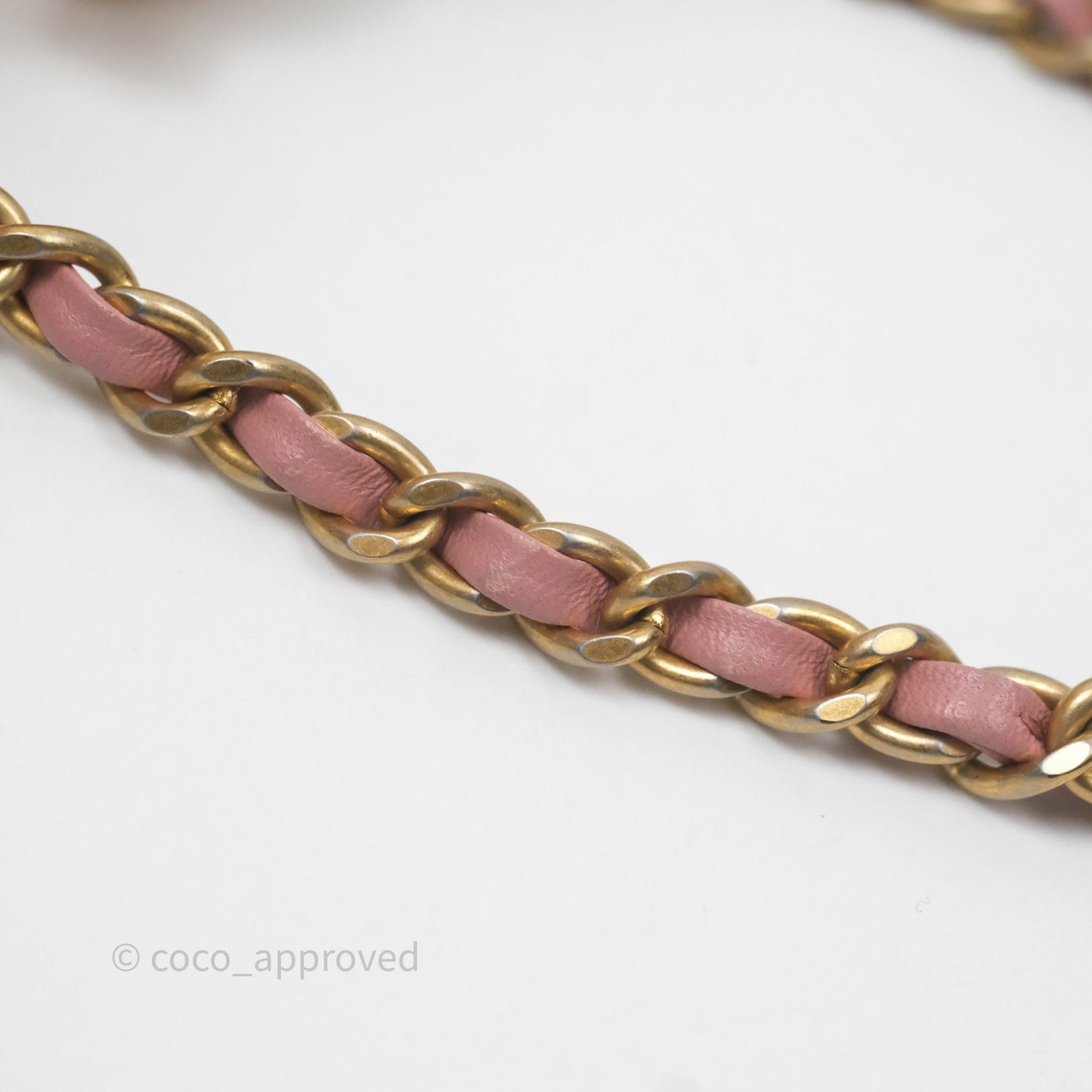 Chanel Mini Rectangular Pearl Crush Dusty Pink Lambskin Aged Gold Hardware