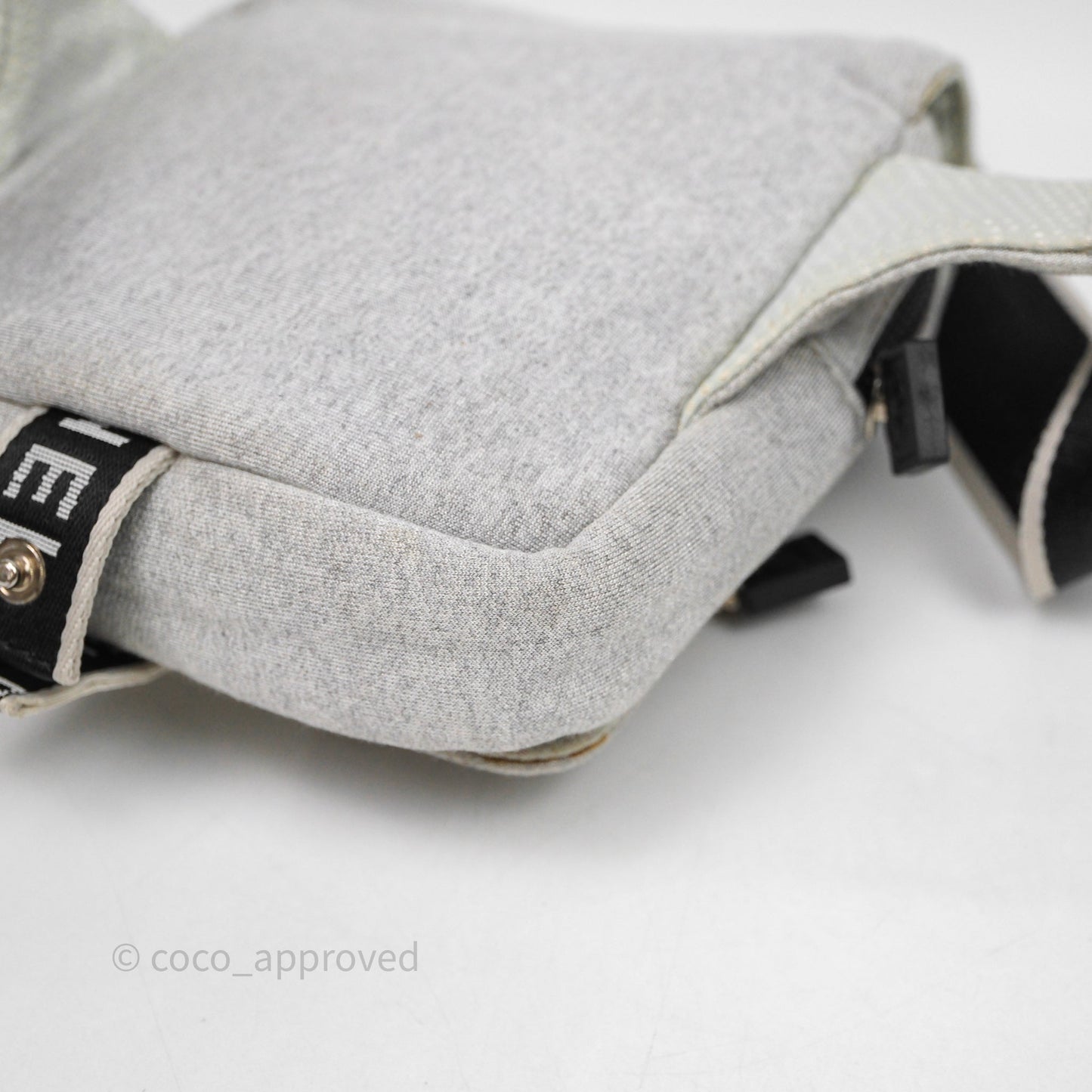 Chanel CC Logo Sport Waist Bag Grey