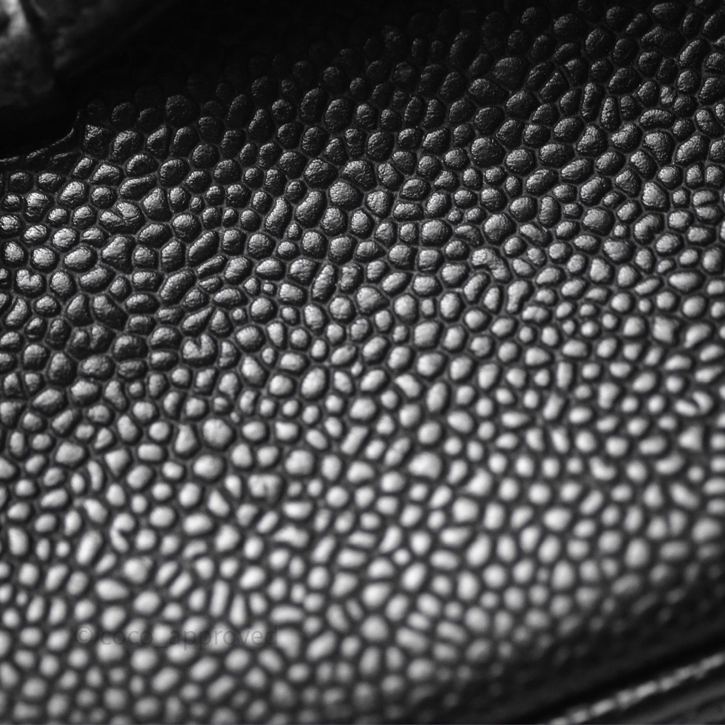 Chanel Vintage Vanity Case Black Caviar Gold Hardware