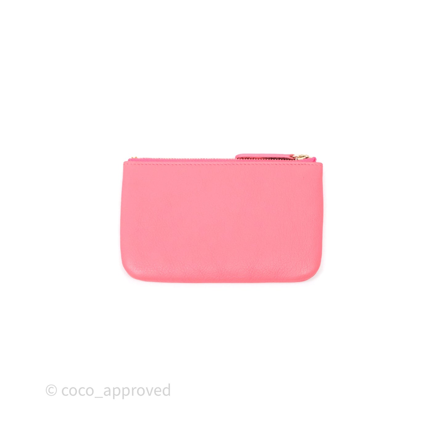 Chanel Camellia Mini O Case Pink Calfskin Gold Hardware
