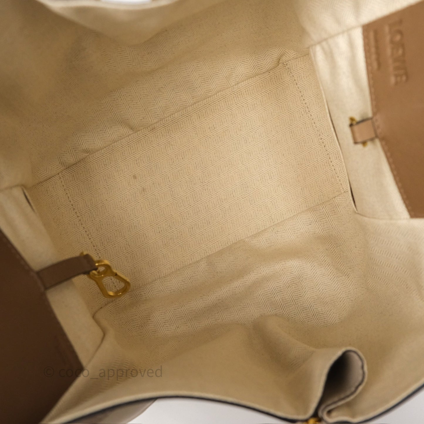 Loewe Small Hammock Shoulder Bag Tan Taupe