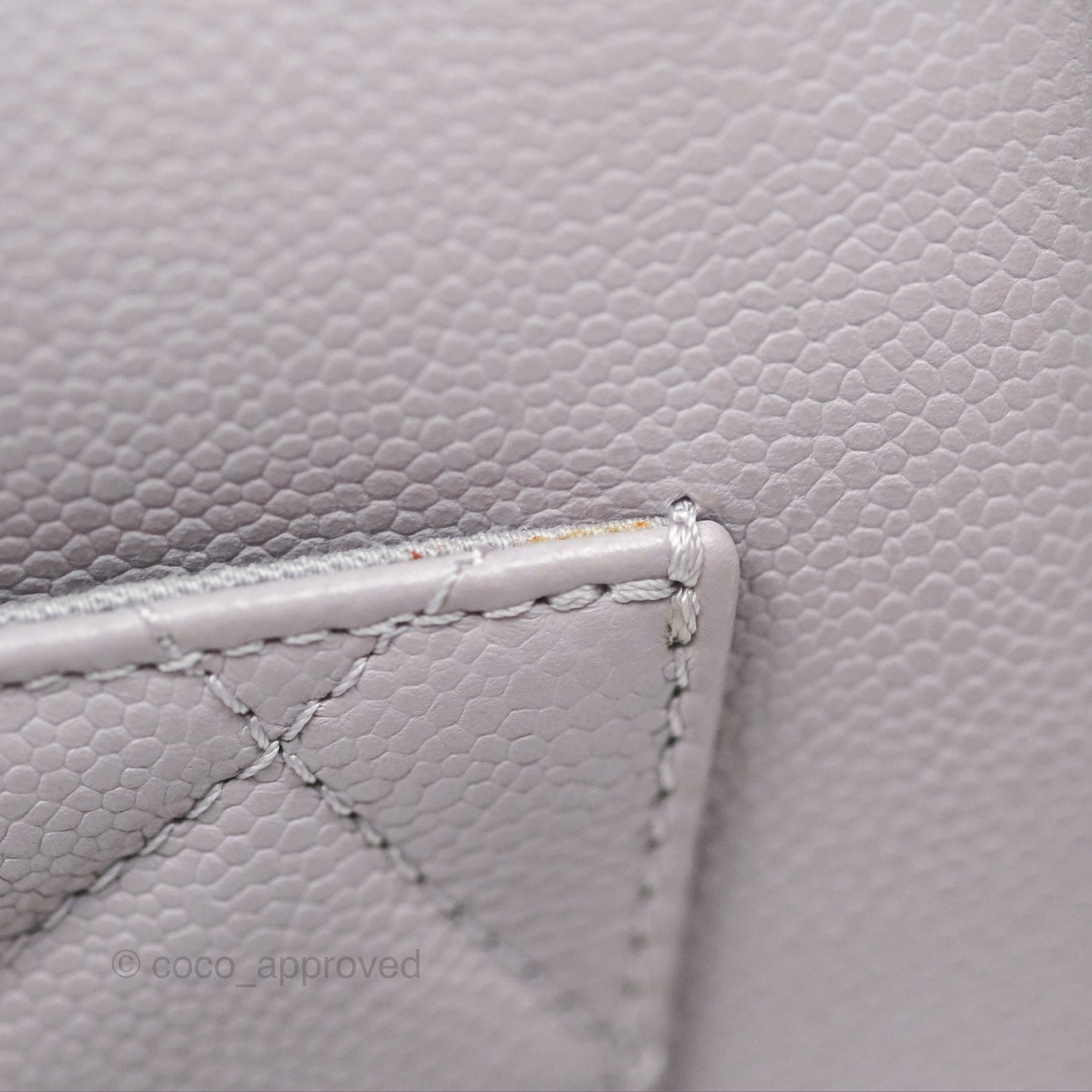 Chanel Mini Business Affinity Backpack Grey Caviar Gold Hardware 22B