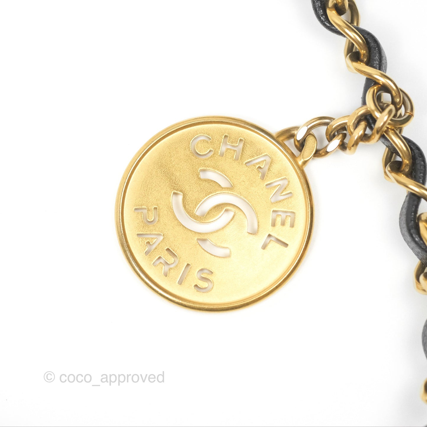 Chanel 22 Small Black Shiny Caviar Aged Gold Hardware