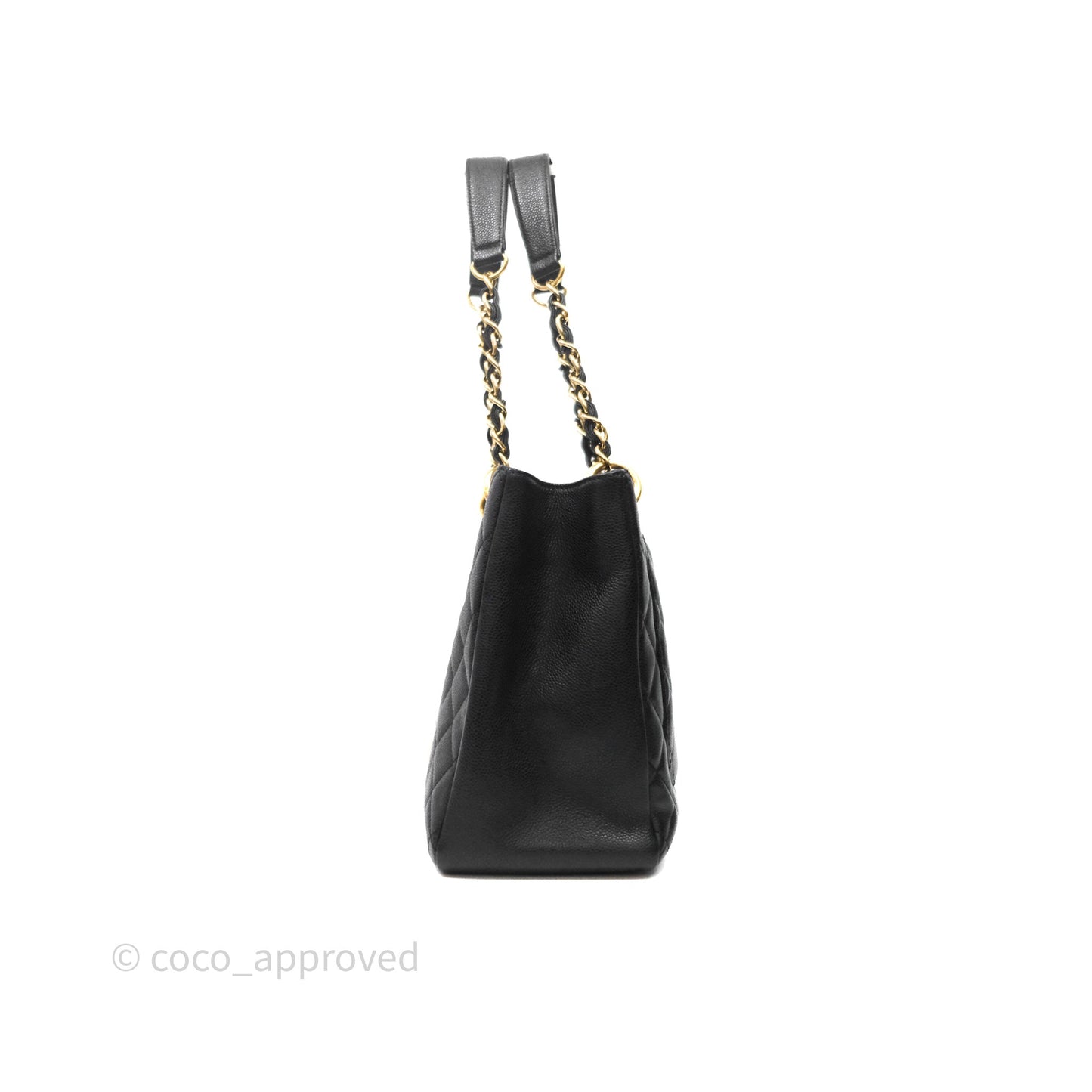 Chanel GST Black Caviar Gold Hardware