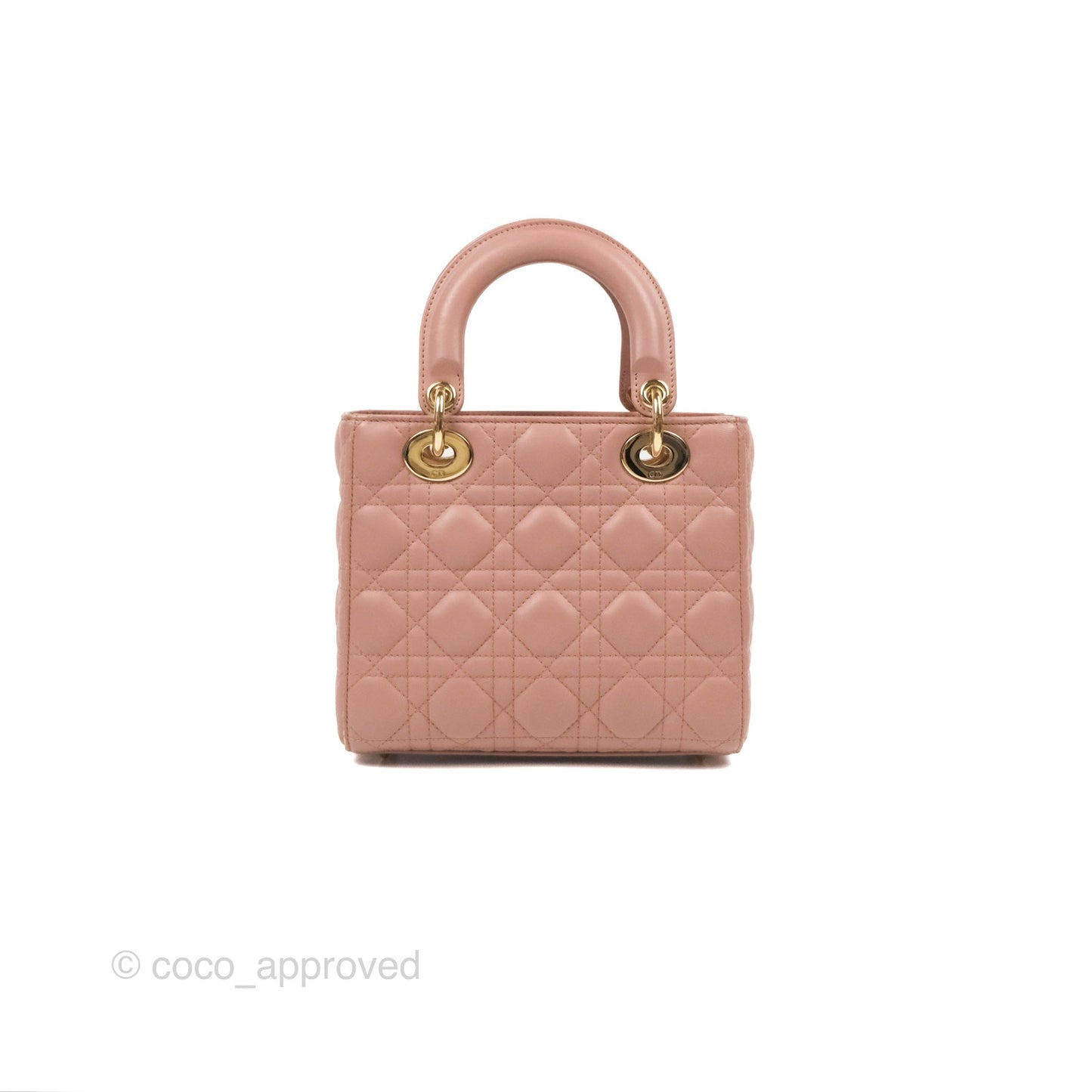 Christian Dior Lambskin My ABCDior Lady Dior Fard Gold Hardware