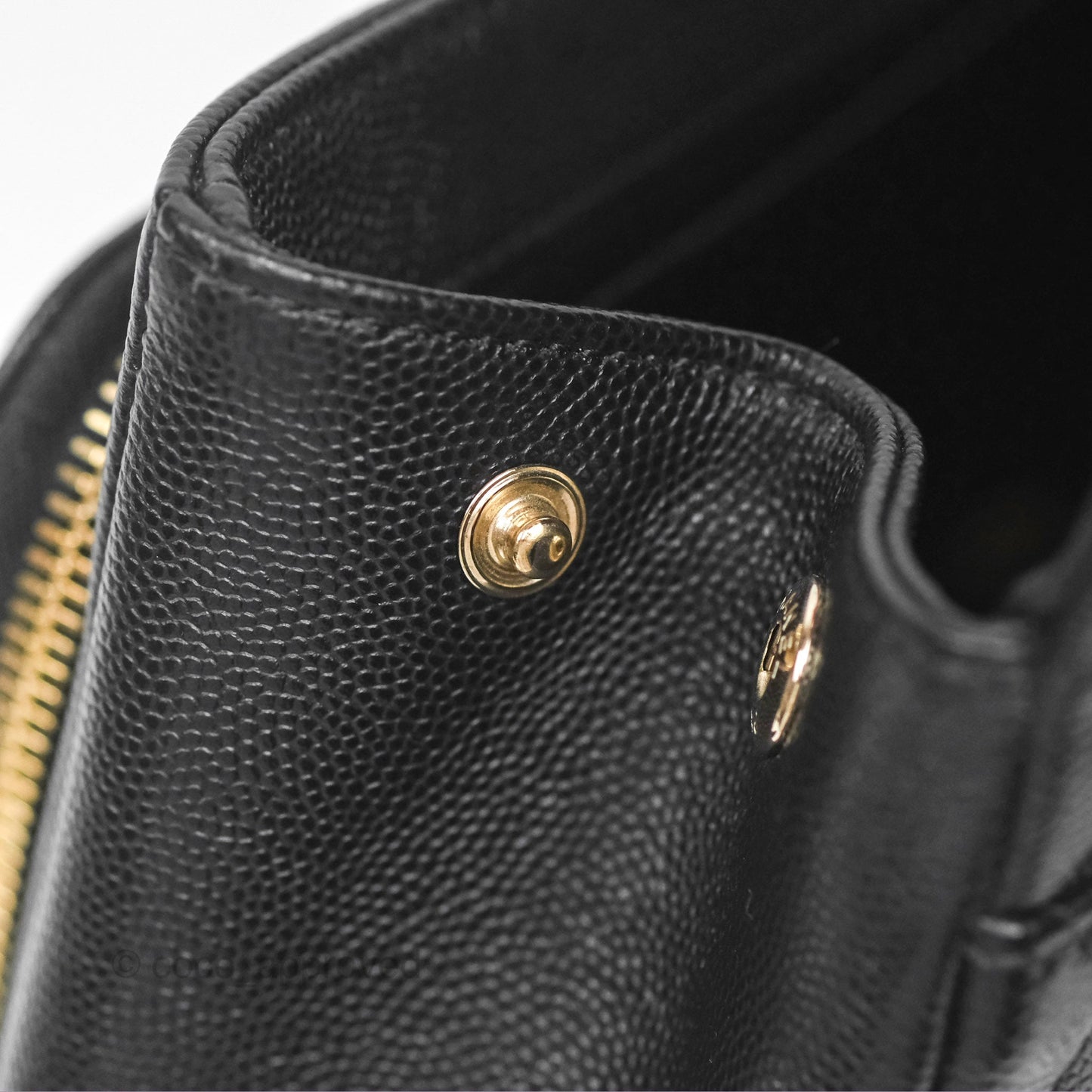Chanel Quilted Small Business Affinity Flap Black Caviar Gold Hardware