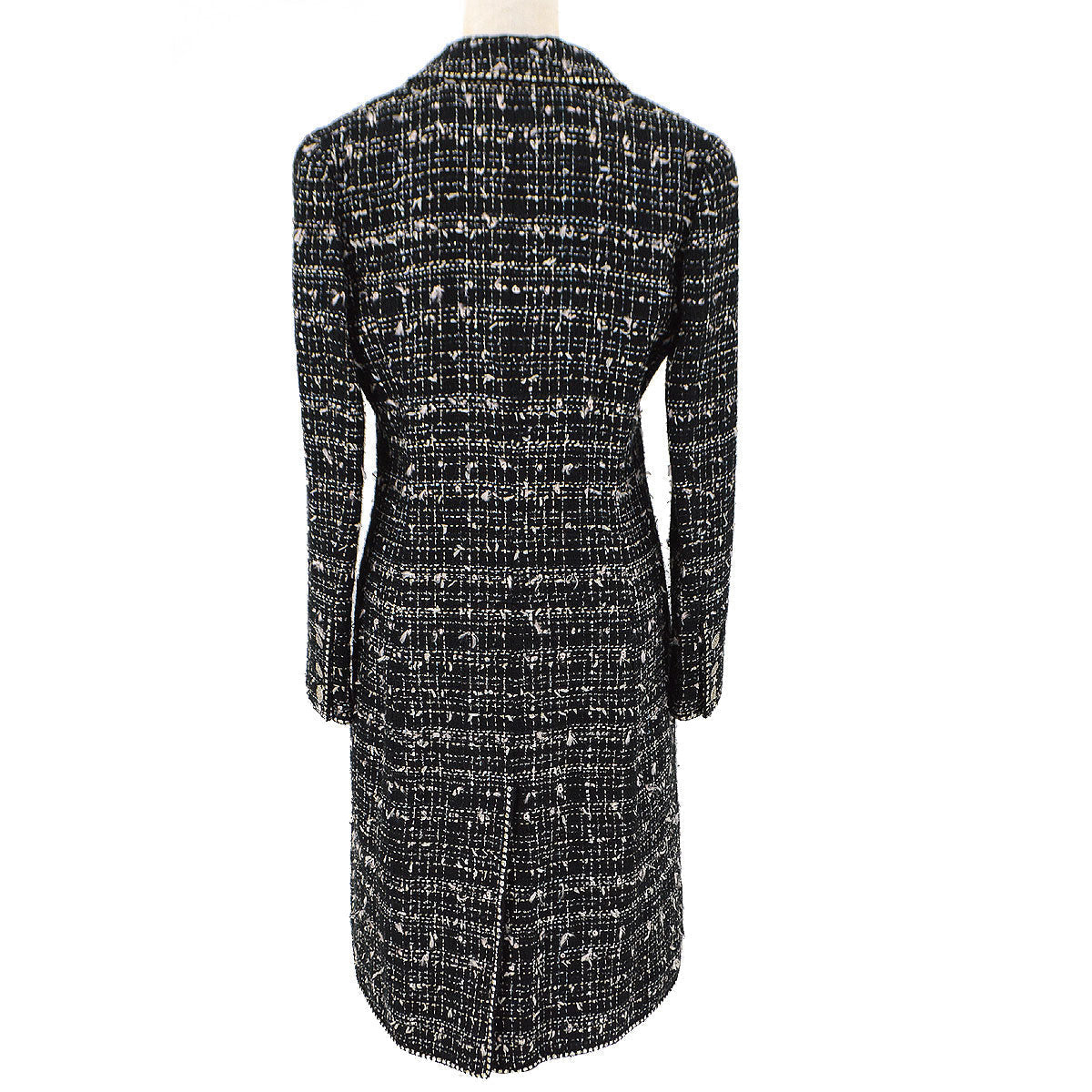 Luxury Chanel 2005 Cruise coat of arms double-breasted tweed coat #38