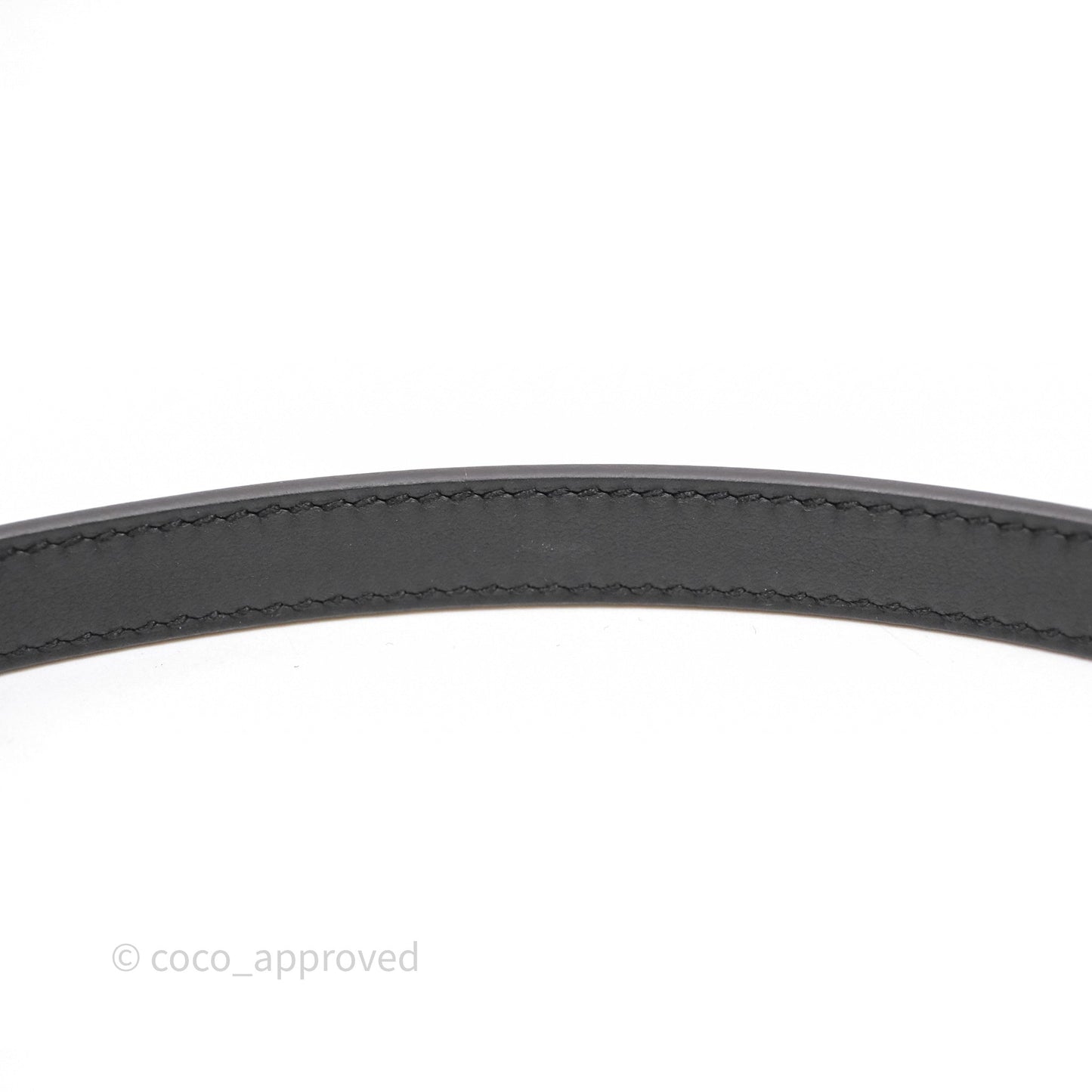 Hermès Lucky 15 Reversible Belt Noir/Gold