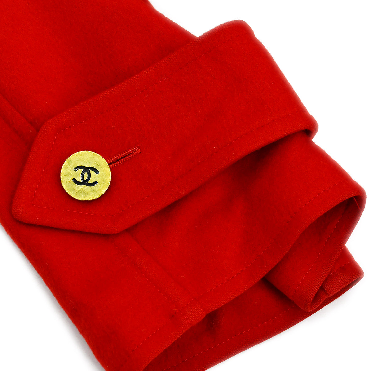 Chanel Fall 1994 runway cashmere double-breasted coat #38