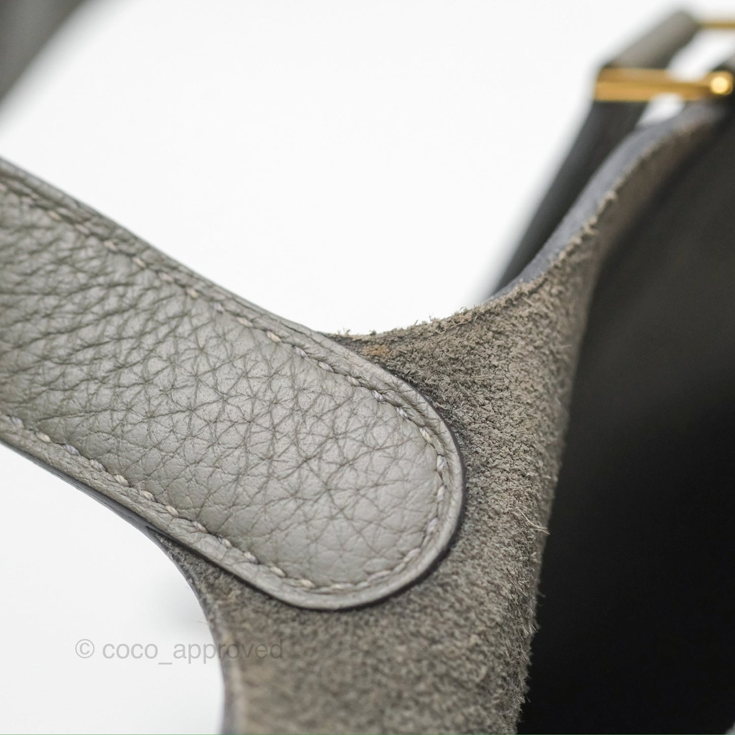 Hermès Picotin Lock 18 Gris Meyer 0L Taurillon Clemence Gold Hardware