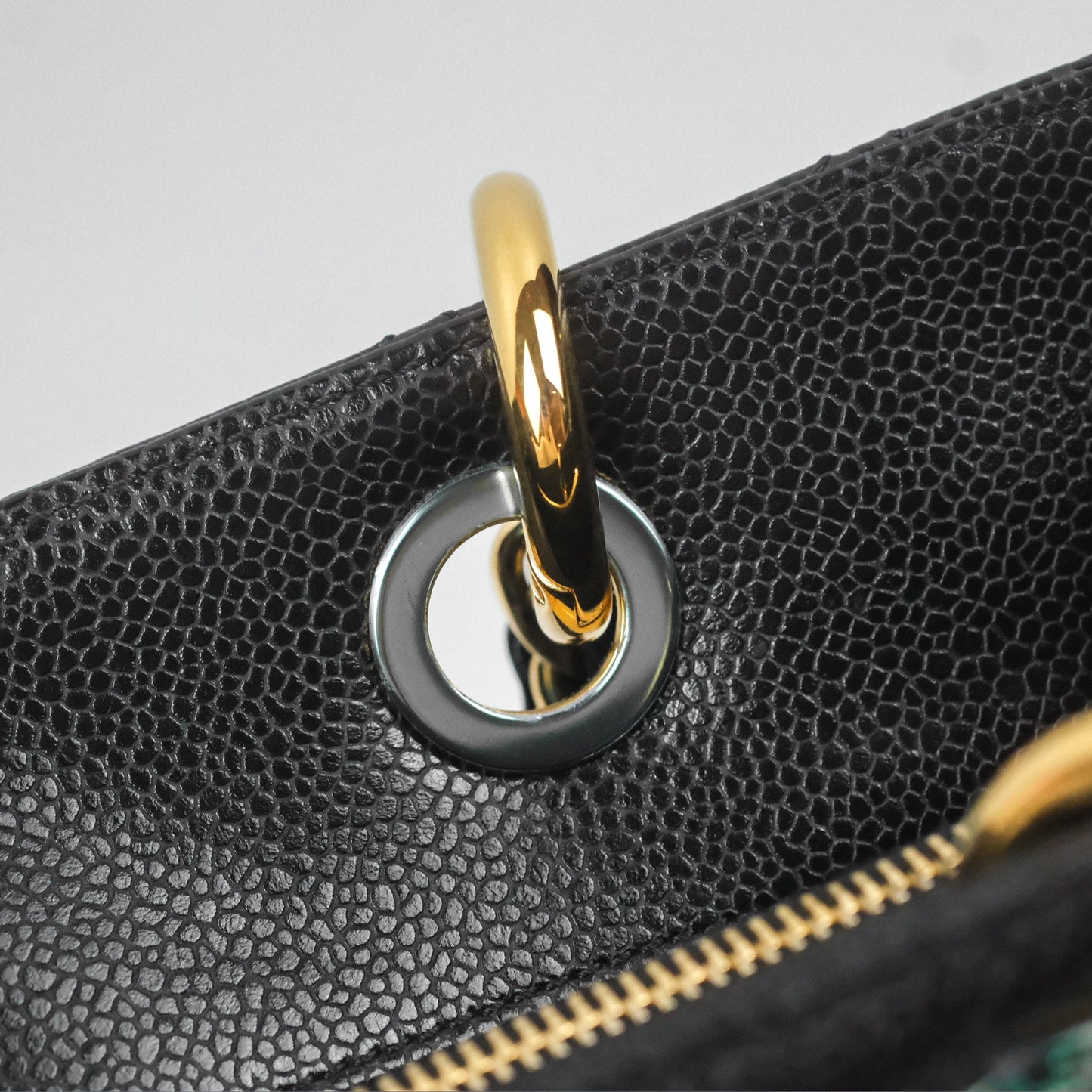 Chanel GST Black Caviar Gold Hardware
