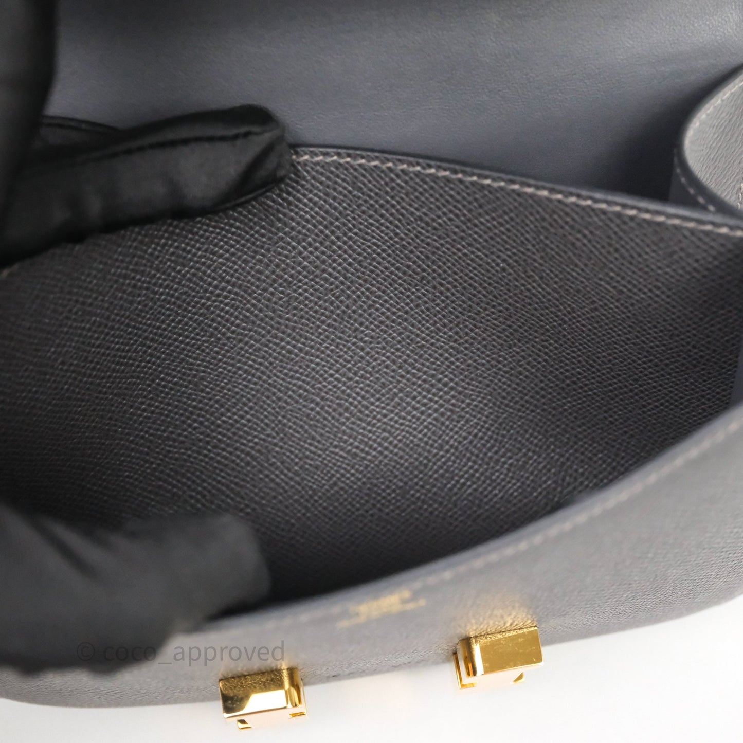 Hermès Constance Mini 18cm Graphite 88 Epsom Gold Hardware
