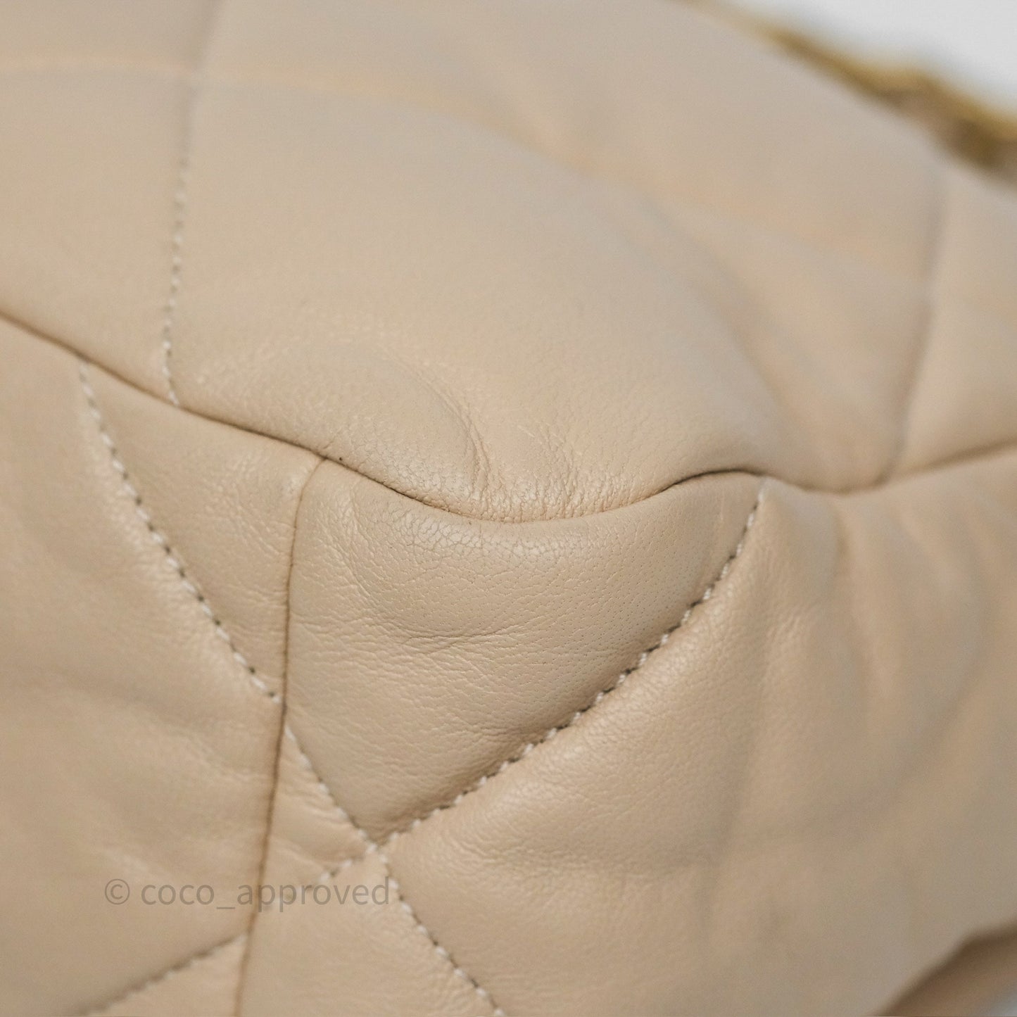 Chanel 19 Small Beige Mixed Hardware