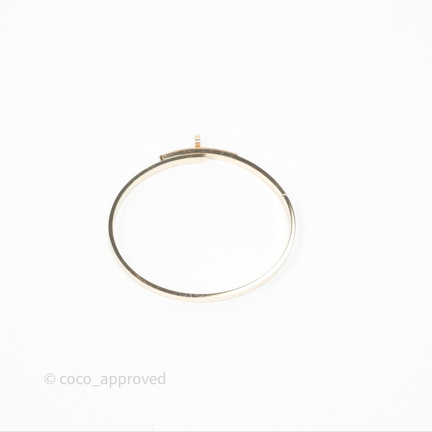 Hermès Kelly Bracelet PM 4 Diamonds Rose Gold