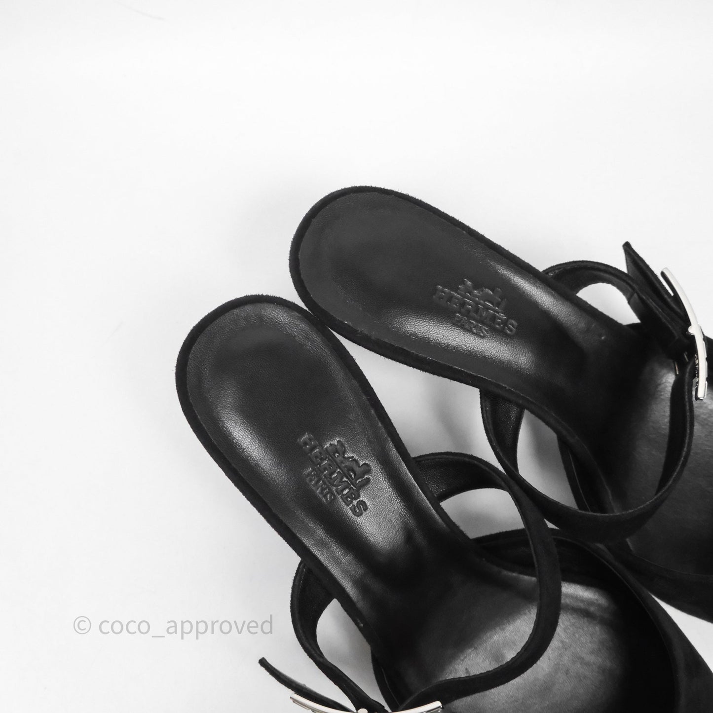 Hermès Suede Blink Black Size 37