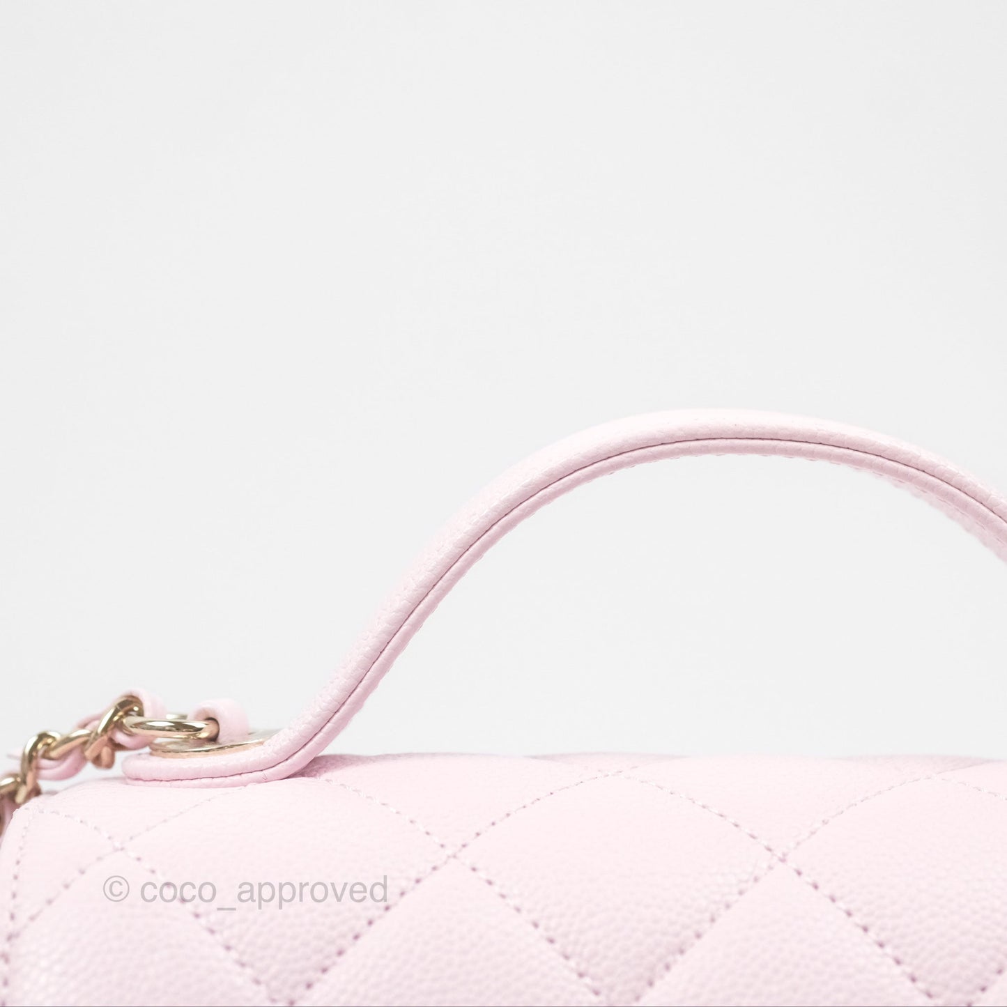Chanel Quilted Small Business Affinity Flap Light Pink Caviar Gold Hardware