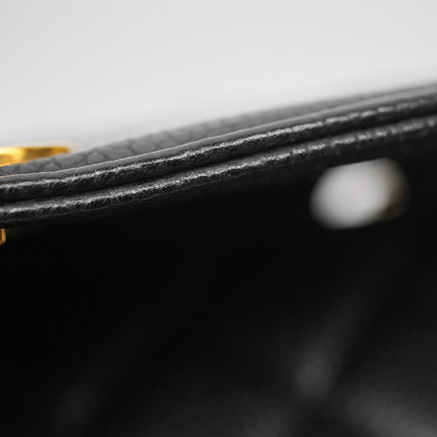 Chanel Vintage Small Classic Diana Flap Bag Black Caviar 24K Gold Hardware