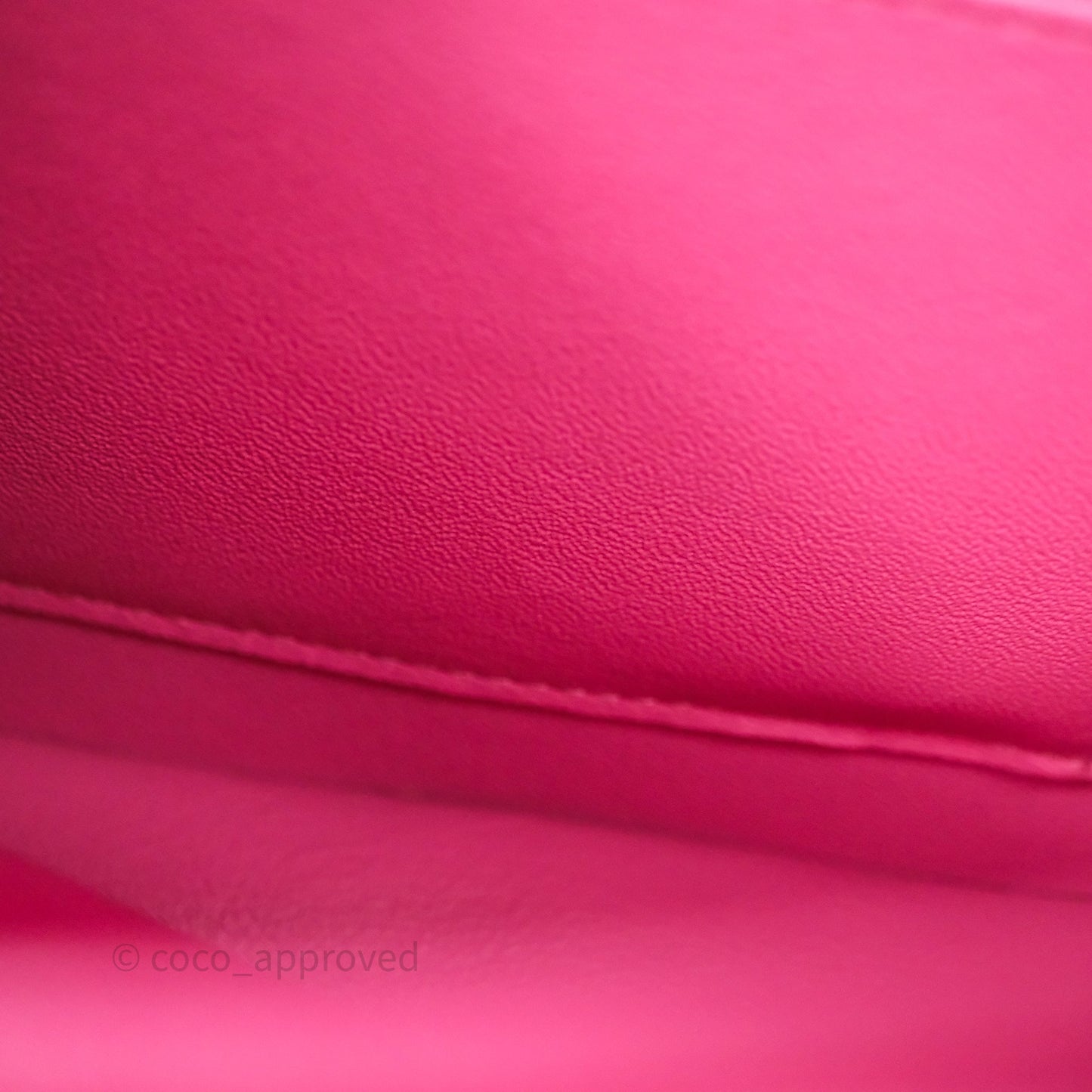 Chanel Classic M/L Medium Flap Quilted Hot Pink Caviar Gold Hardware