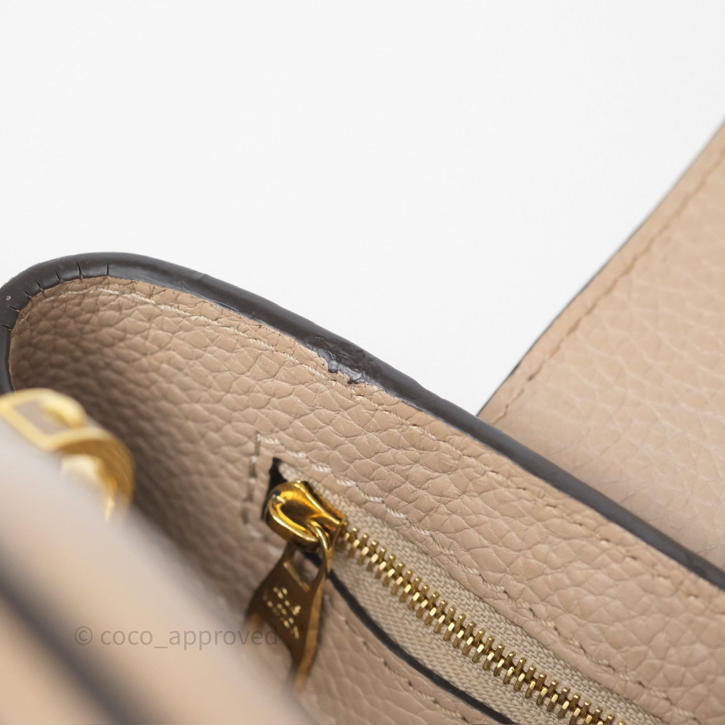 Louis Vuitton Capucines BB Taurillon Leather Galet