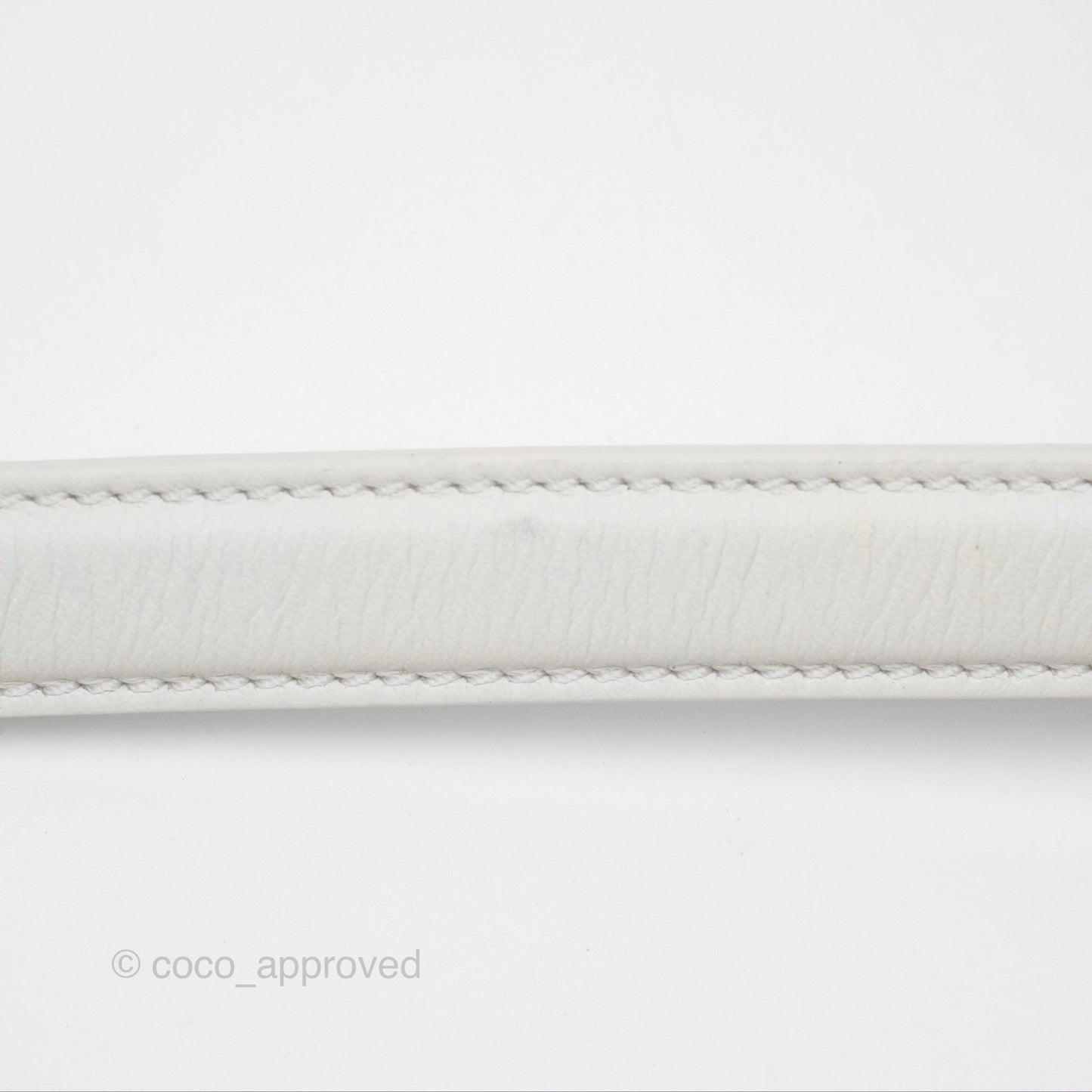 Fendi Peekaboo Medium Mink Fur White Gold Hardware
