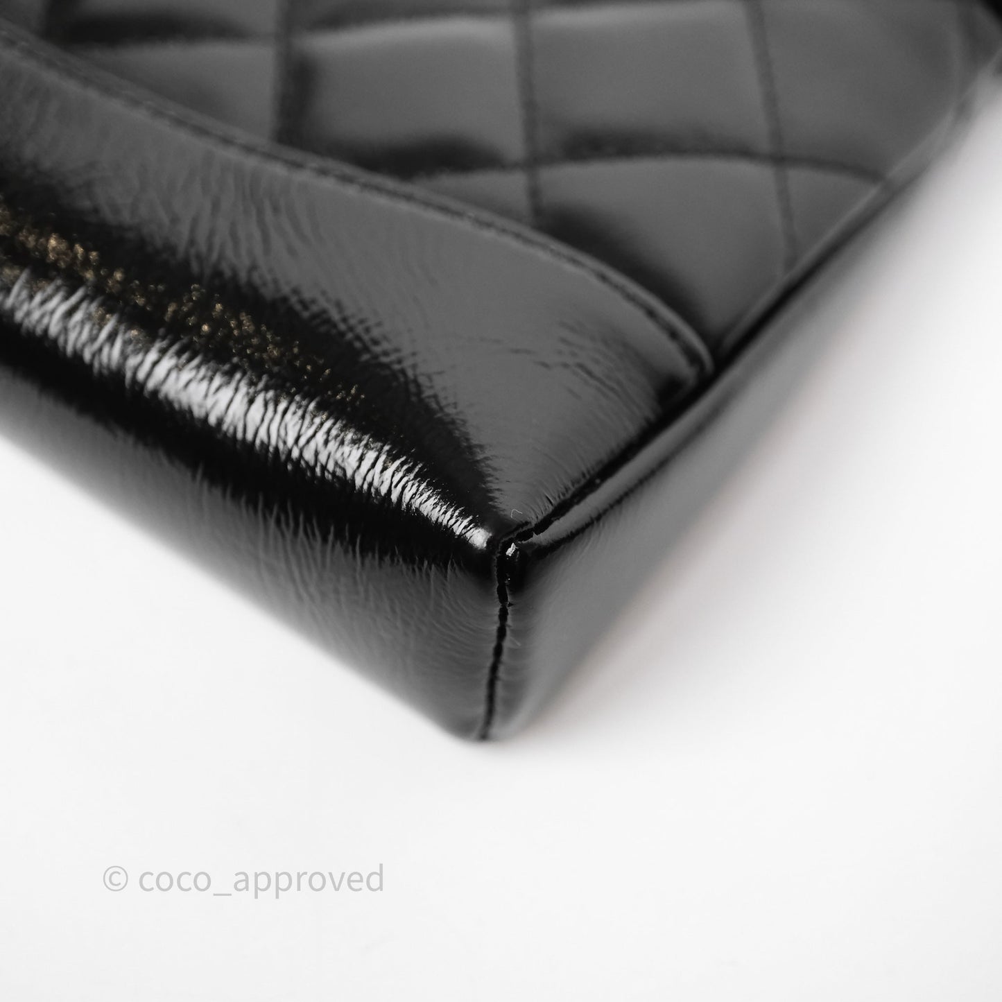 Chanel Nano 31 Black Shiny Lambskin Gold Hardware