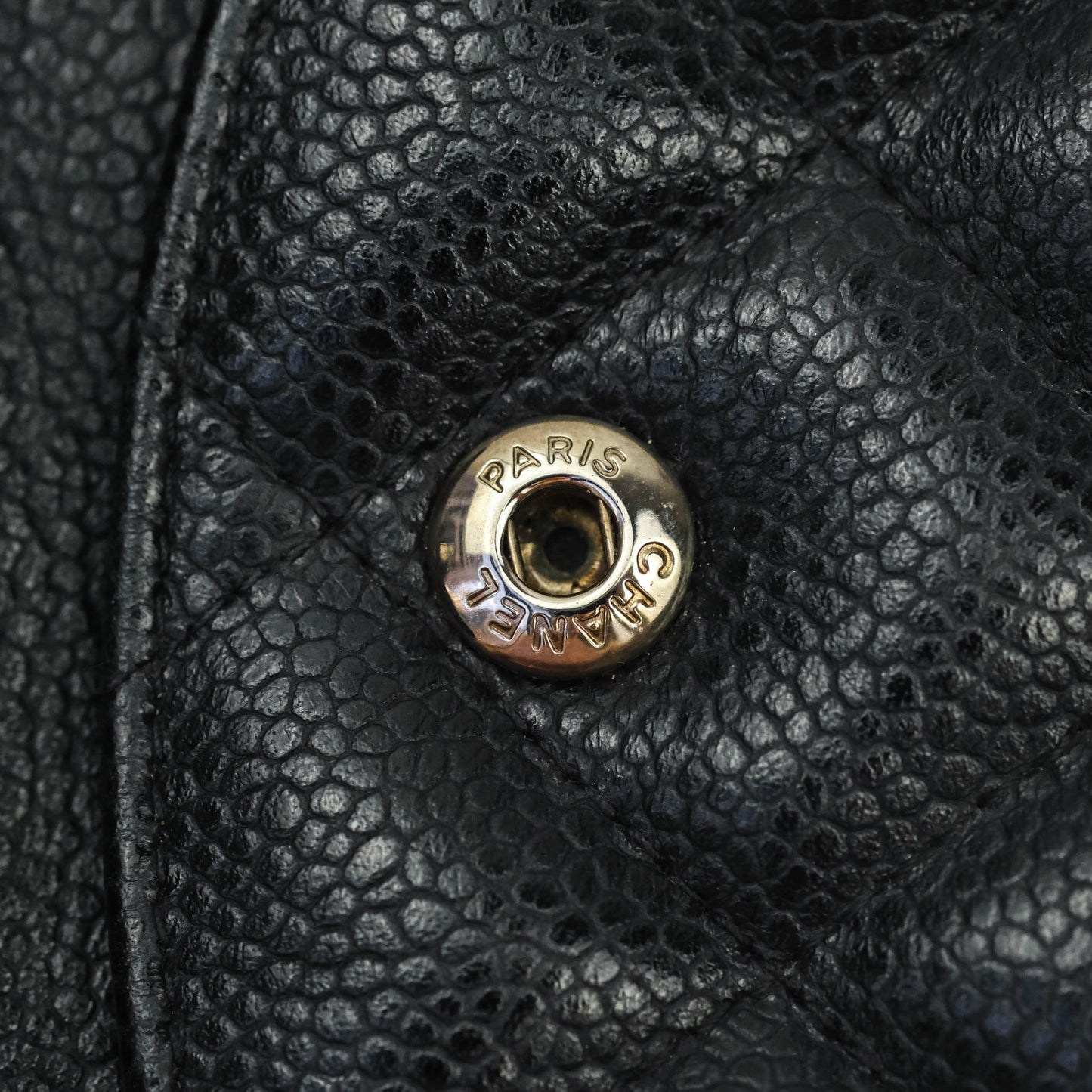 Chanel Quilted Jumbo Double Flap Black Caviar Silver Hardware⁣⁣