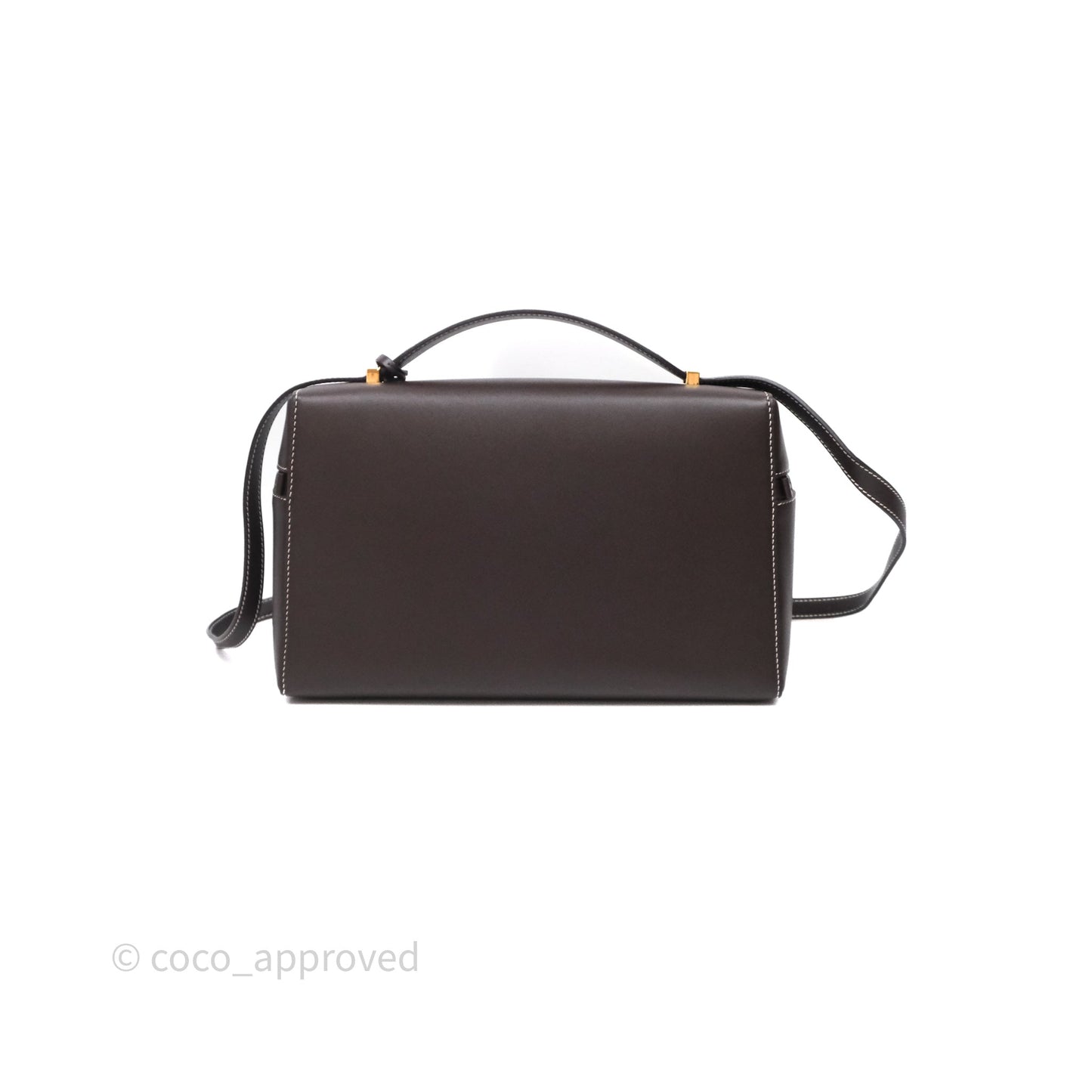Loro Piana Extra Bag L27 Dark Choco Licorice Smooth Calfskin