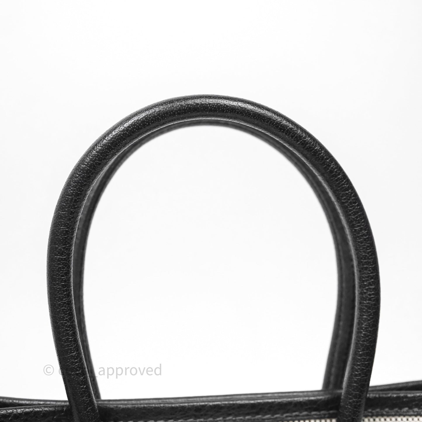 Hermes Vintage Mini Garden Party Noir 89 Canvas Palladium Hardware