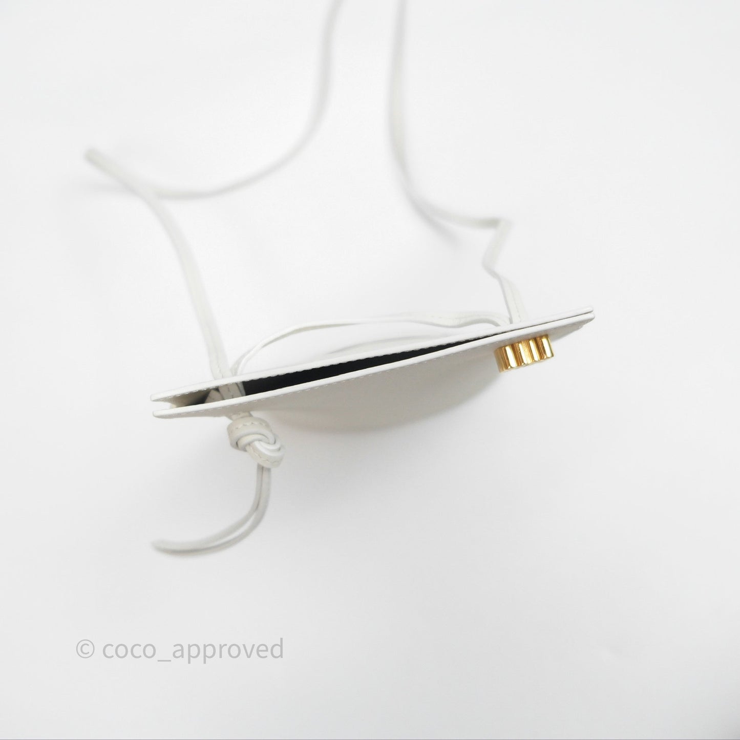 Loewe Dice Pocket in Classic Calfskin White