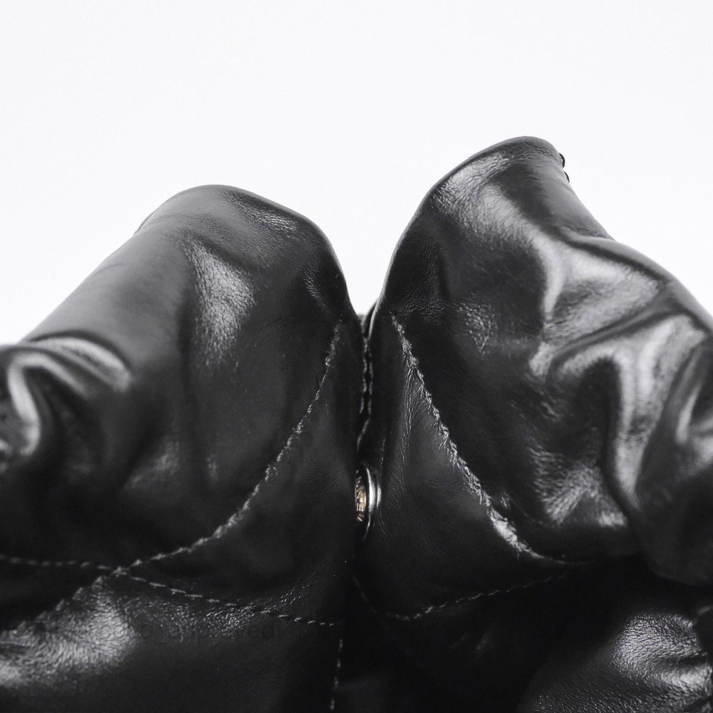 Chanel 22 Small Quilted So Black Shiny Crumpled Calfskin