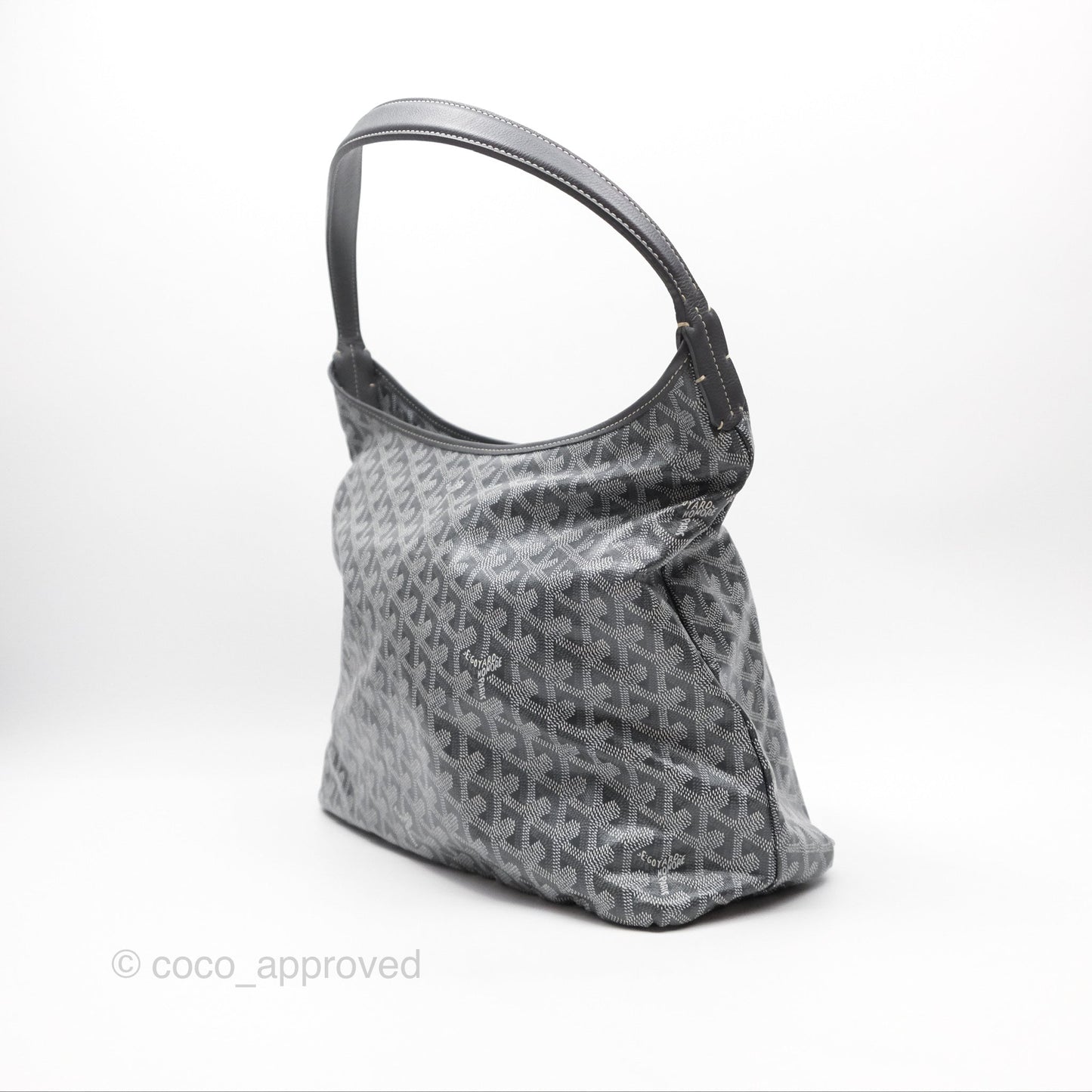 Goyard Bohème Hobo Bag Grey Goyardine Canvas