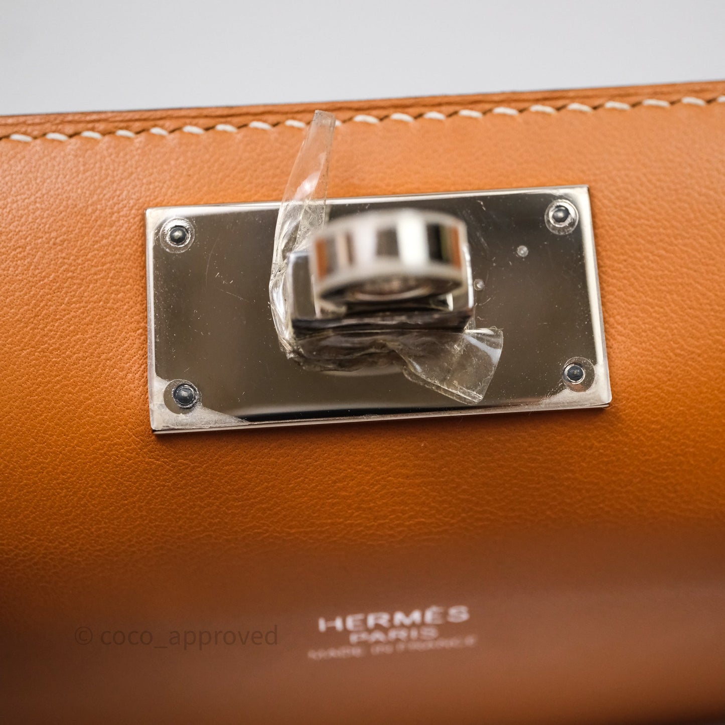 Hermès ToolBox 20 Gold 37 Evercolor Palladium Hardware