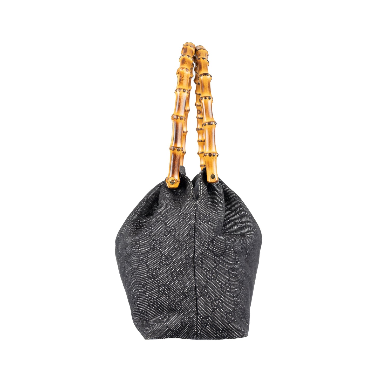 Luxury Gucci Trending 2025 Denim GG Canvas Bamboo Handbag - '10s