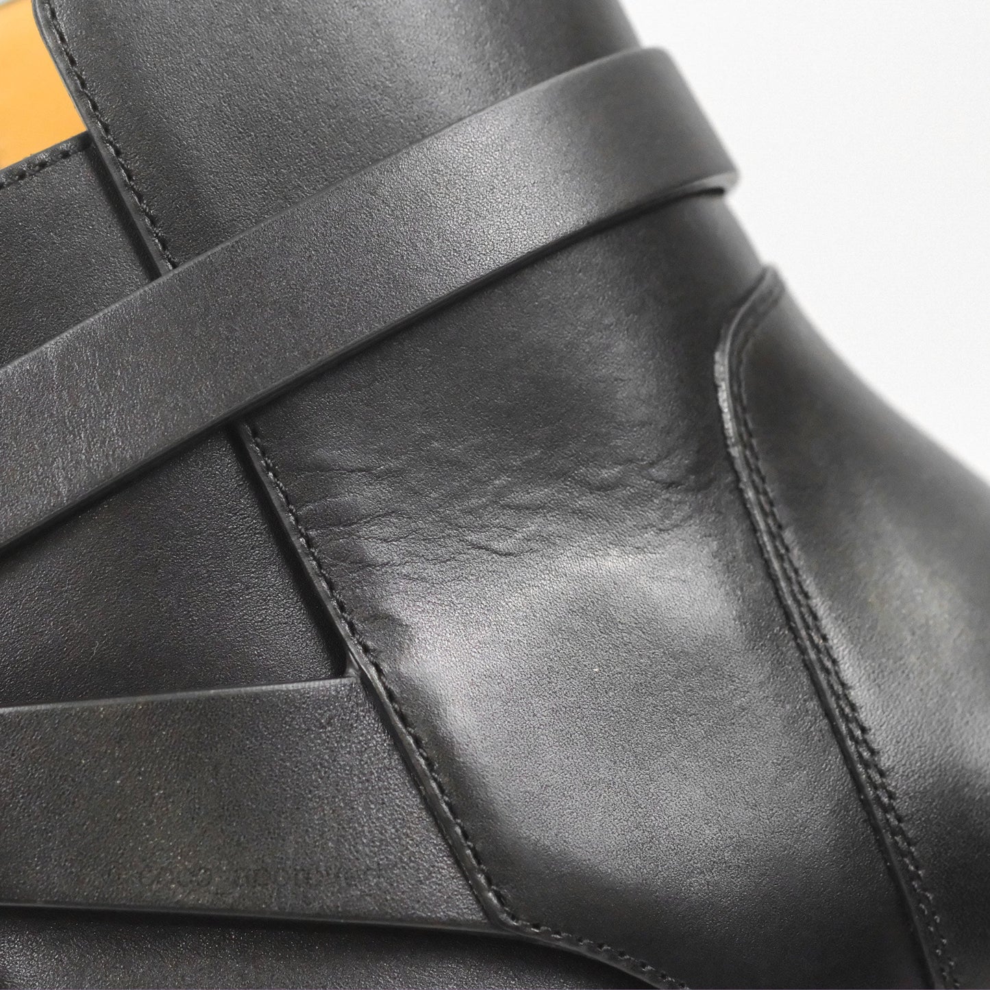 Hermes Follow Ankle Boots Black Calfskin Size 39