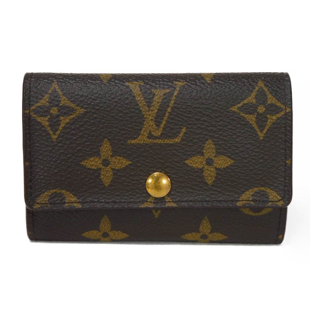LOUIS VUITTON Key case Key holder  M62630 Monogram canvas x grain leather (embossed) Marron Monogram Multicles 6 Women()