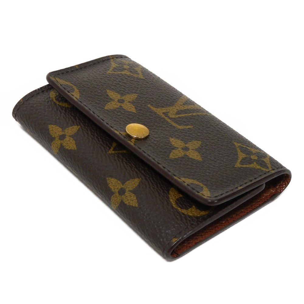 LOUIS VUITTON Key case Key holder  M62630 Monogram canvas x grain leather (embossed) Marron Monogram Multicles 6 Women()