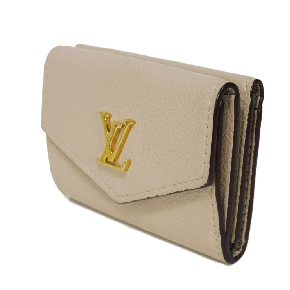 Louis Vuitton Tri-Fold Wallet Portefeuille Lock Mini M69340