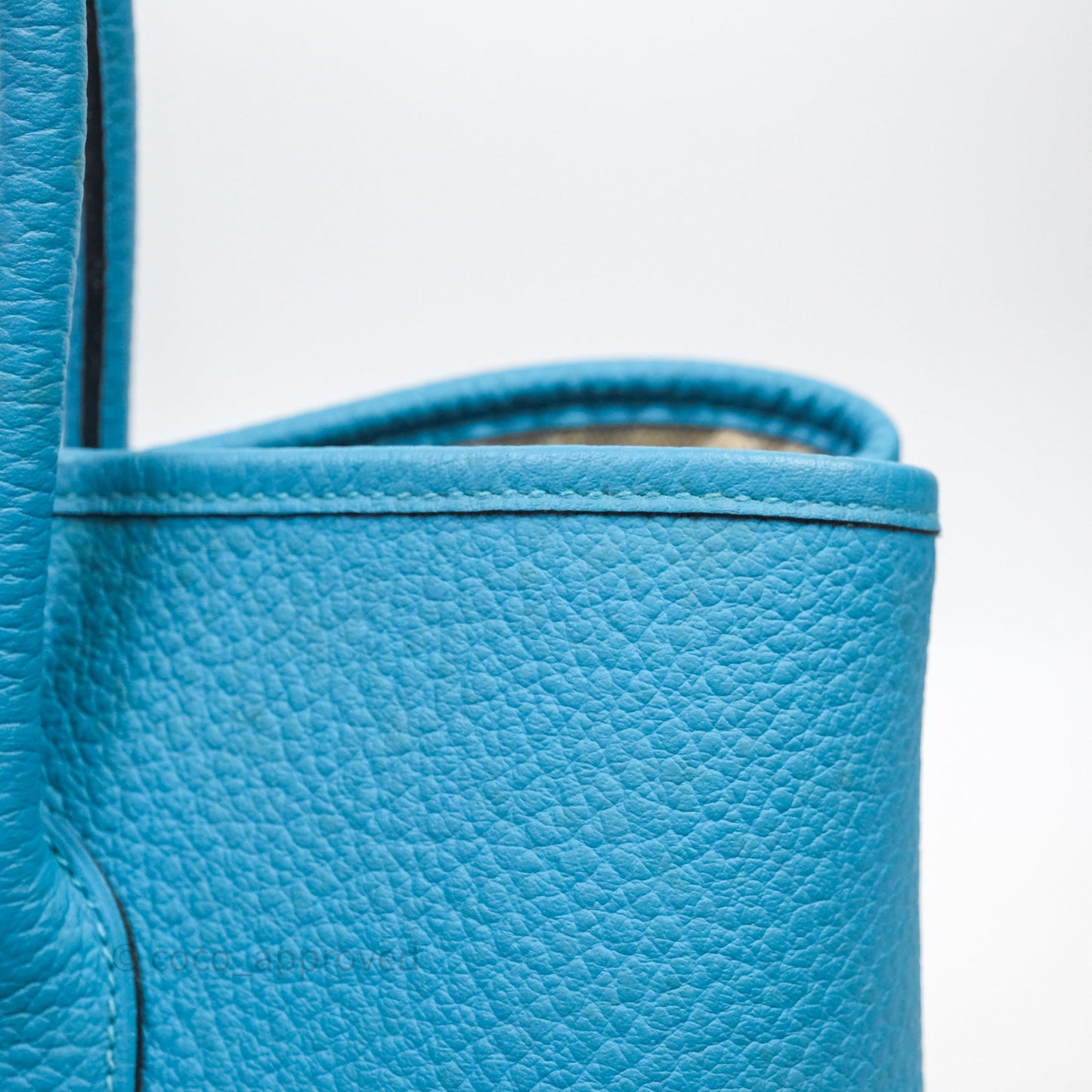 Hermès Garden Party 36 Celeste 7N Palladium Hardware