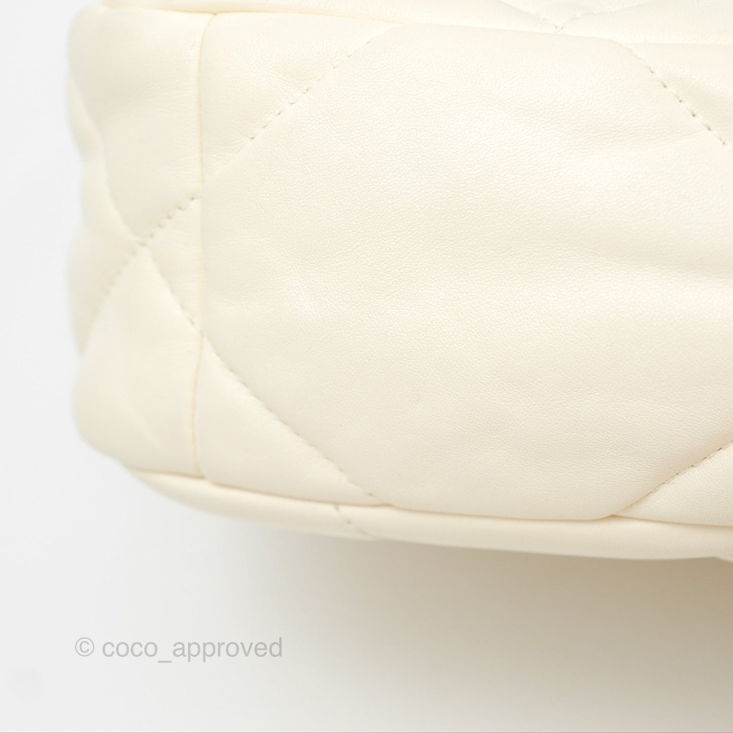 Chanel 19 Small Ivory Cream Mixed Hardware