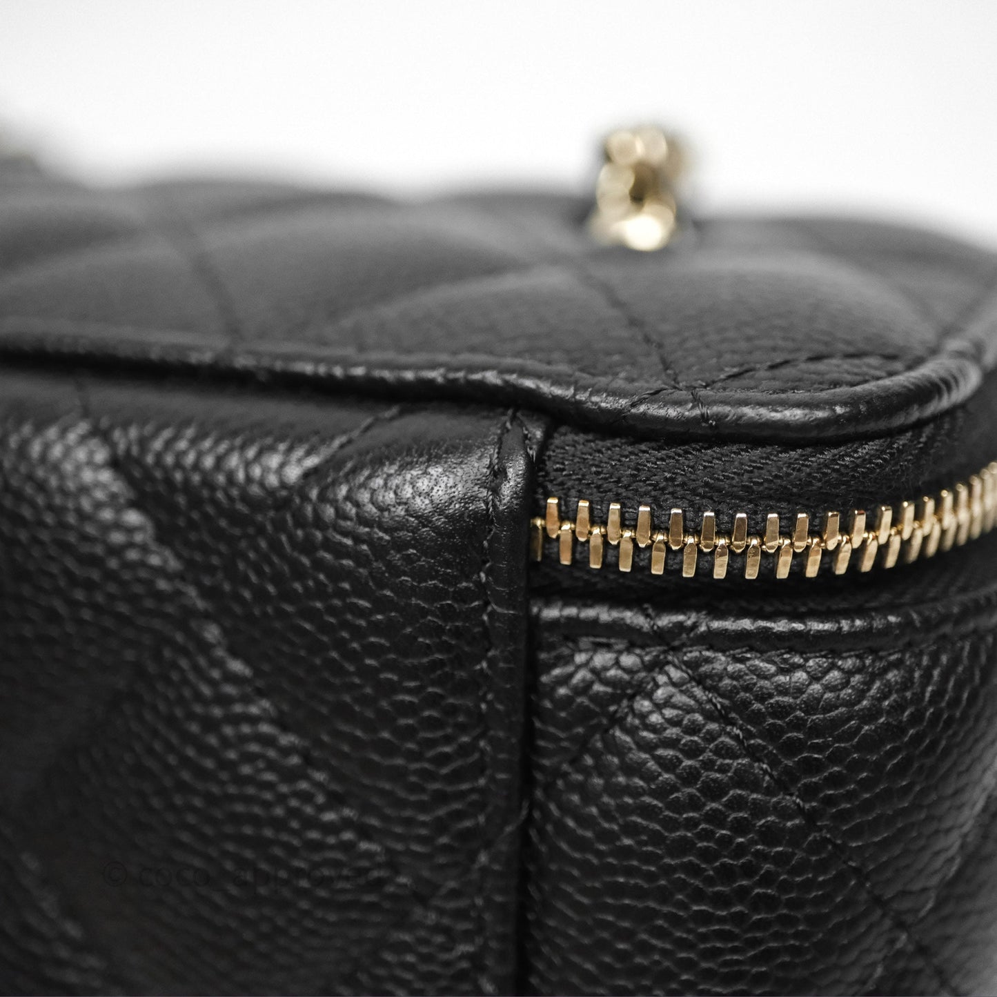 Chanel Classic Vanity with CC Logo Chain Caviar Gold Hardware