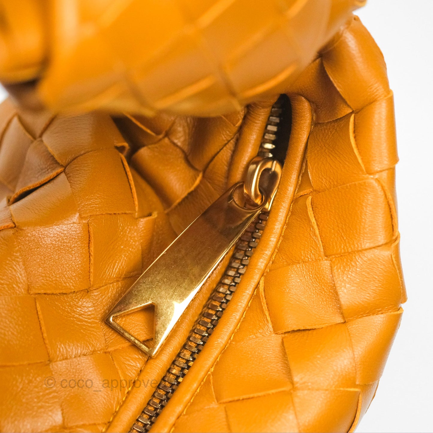 Bottega Veneta Teen Jodie Caramel Intrecciato Lambskin