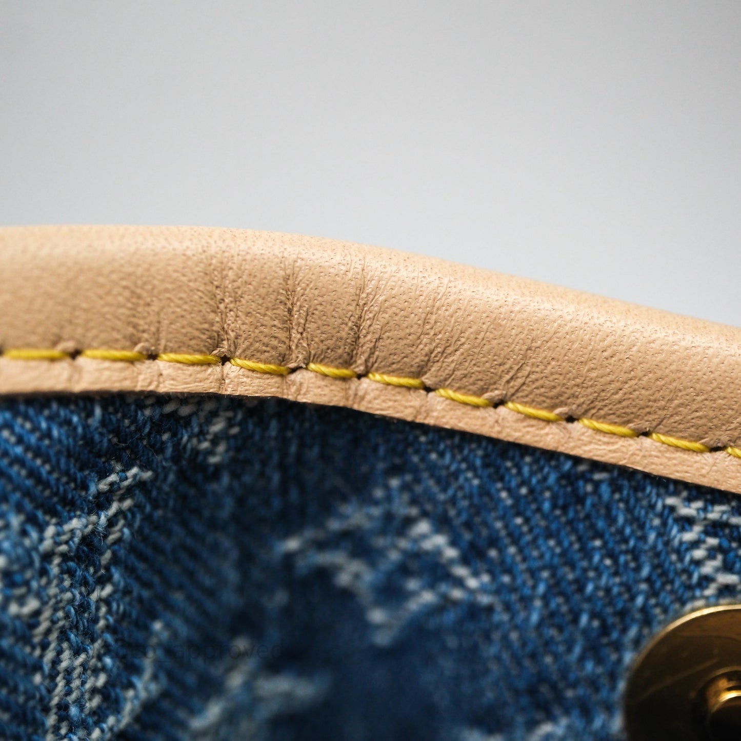 Louis Vuitton CarryAll MM Denim Blue Monogram
