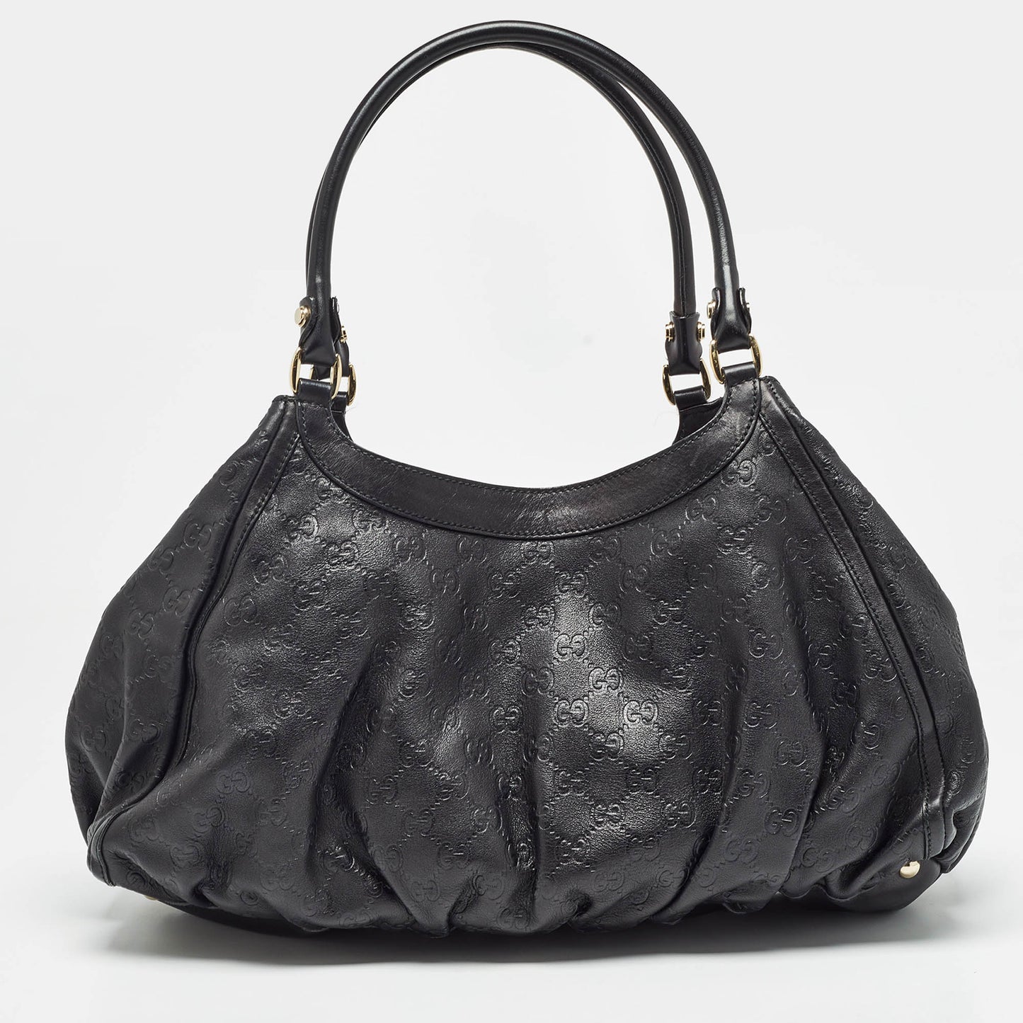 Luxury Gucci Trending 2025 Black Luxury Gucci Trending 2025ssima Leather Large Abbey D Ring Shoulder Bag