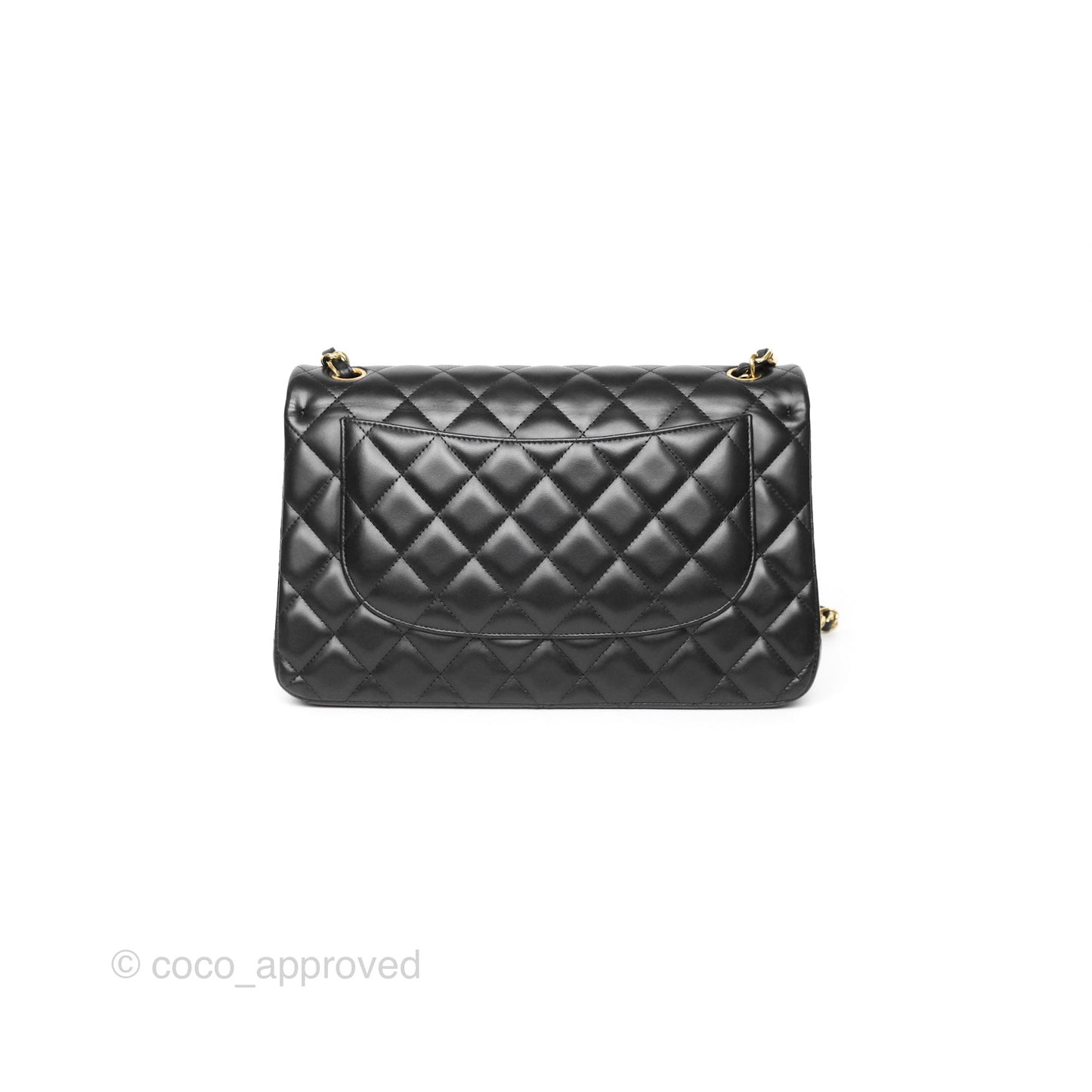 Chanel Jumbo Double Flap Black Lambskin Gold Hardware⁣⁣