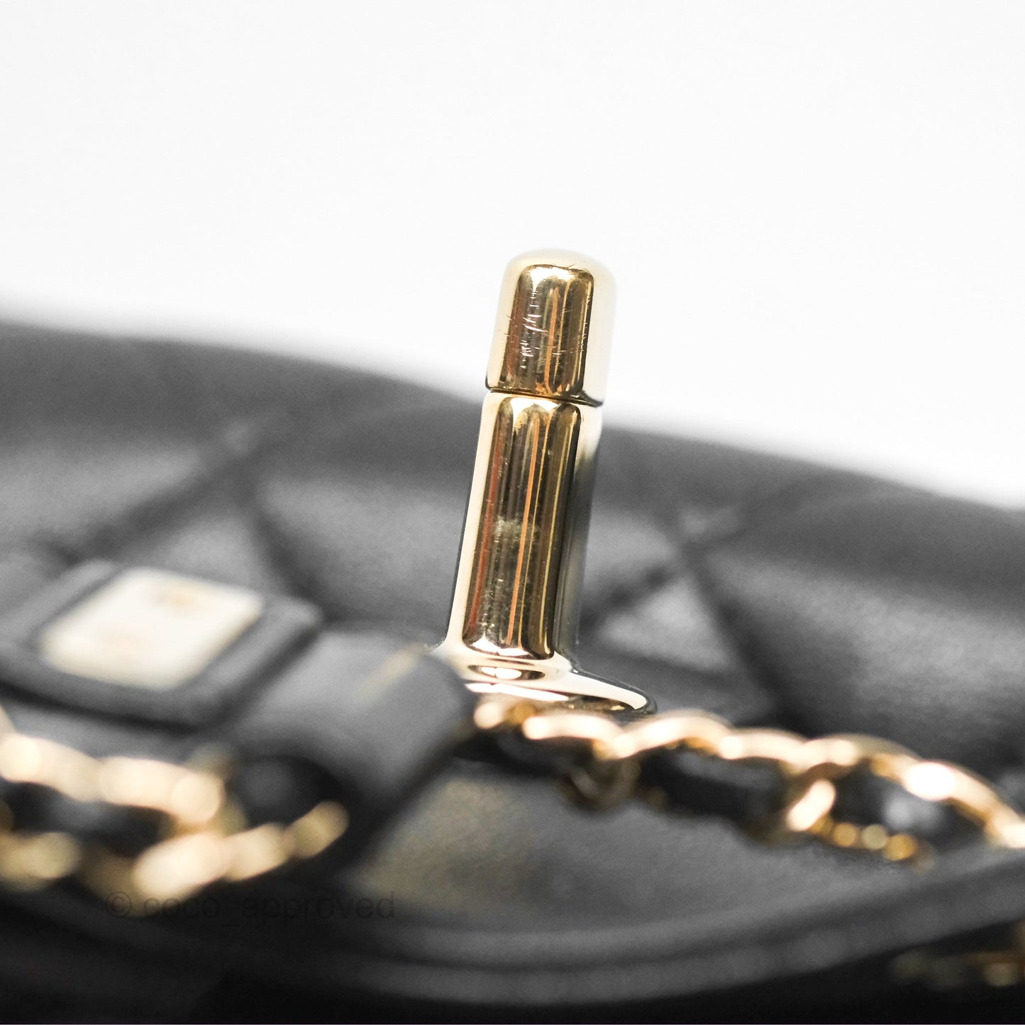 Chanel Quilted Small Duma Drawstring Backpack Black Lambskin
