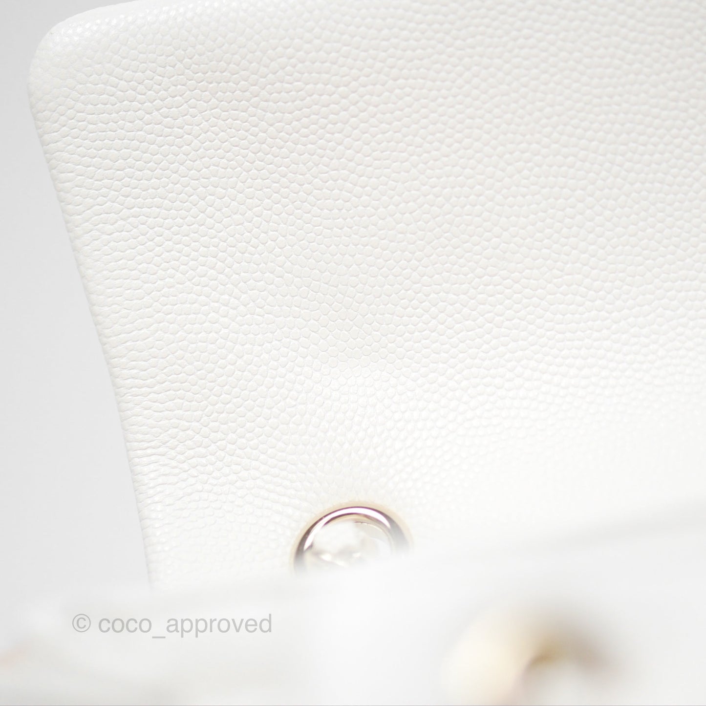 Chanel Mini Urban Spirit Backpack White Caviar Gold Hardware 23S